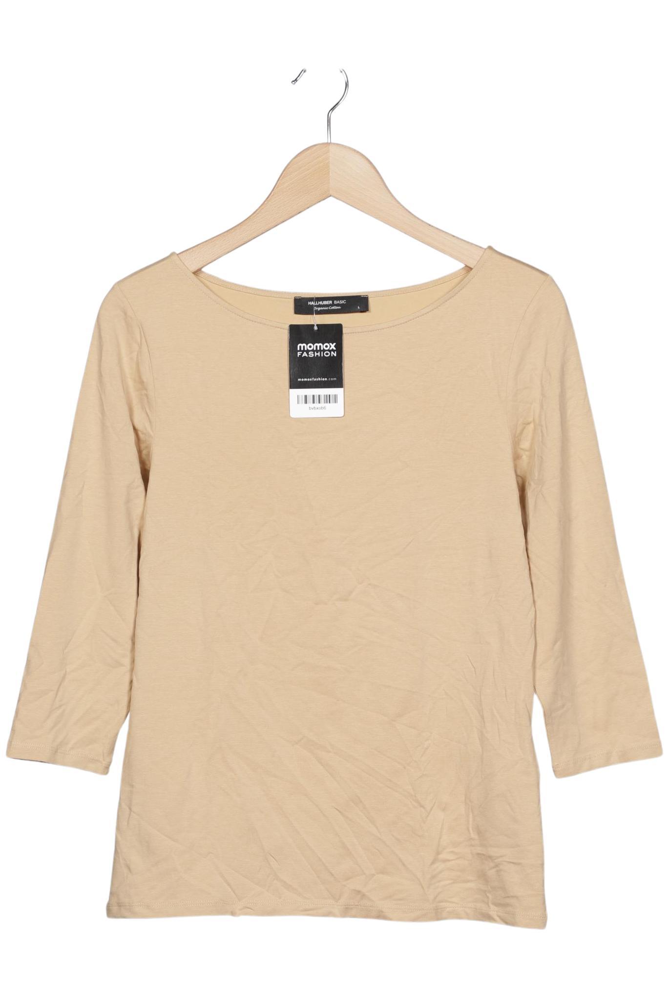 

Hallhuber Damen Langarmshirt, beige, Gr. 42