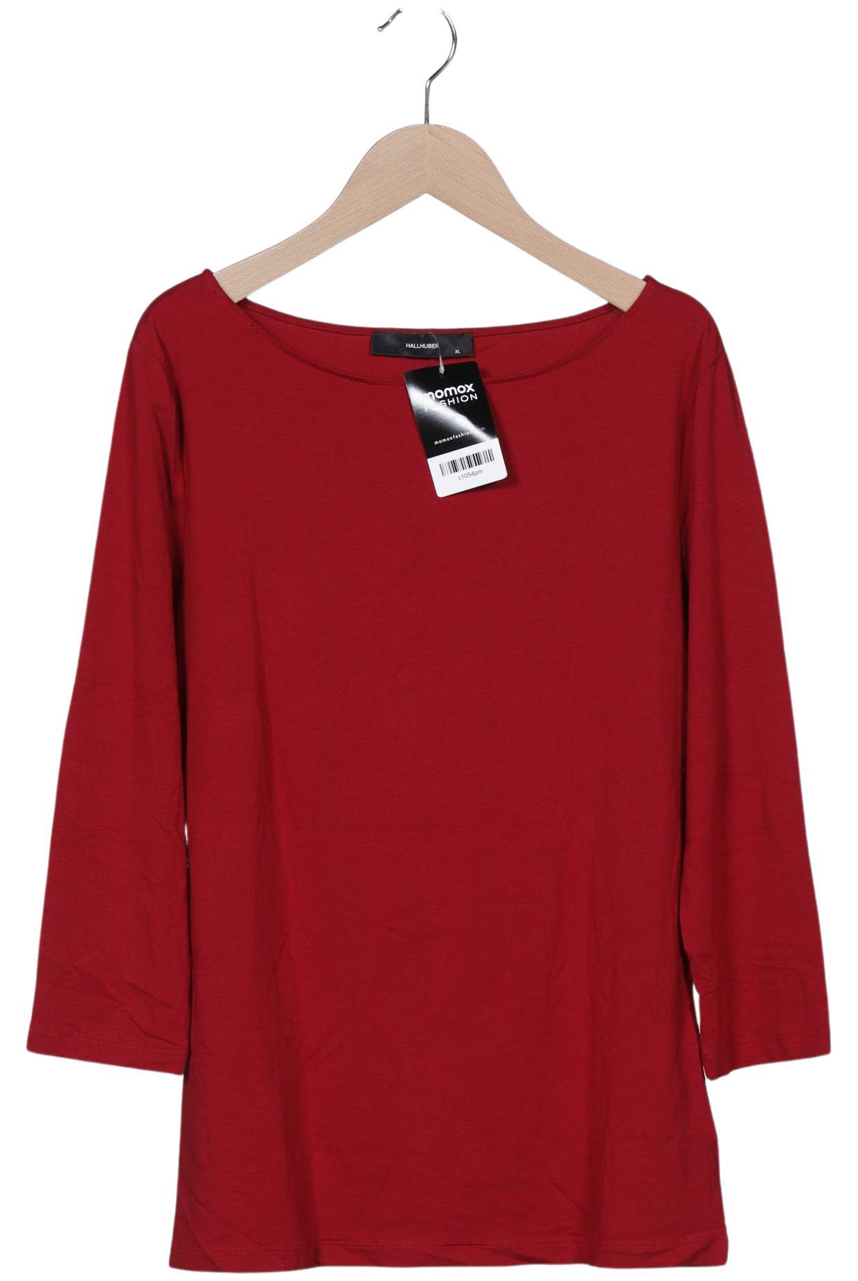 

Hallhuber Damen Langarmshirt, rot, Gr. 44