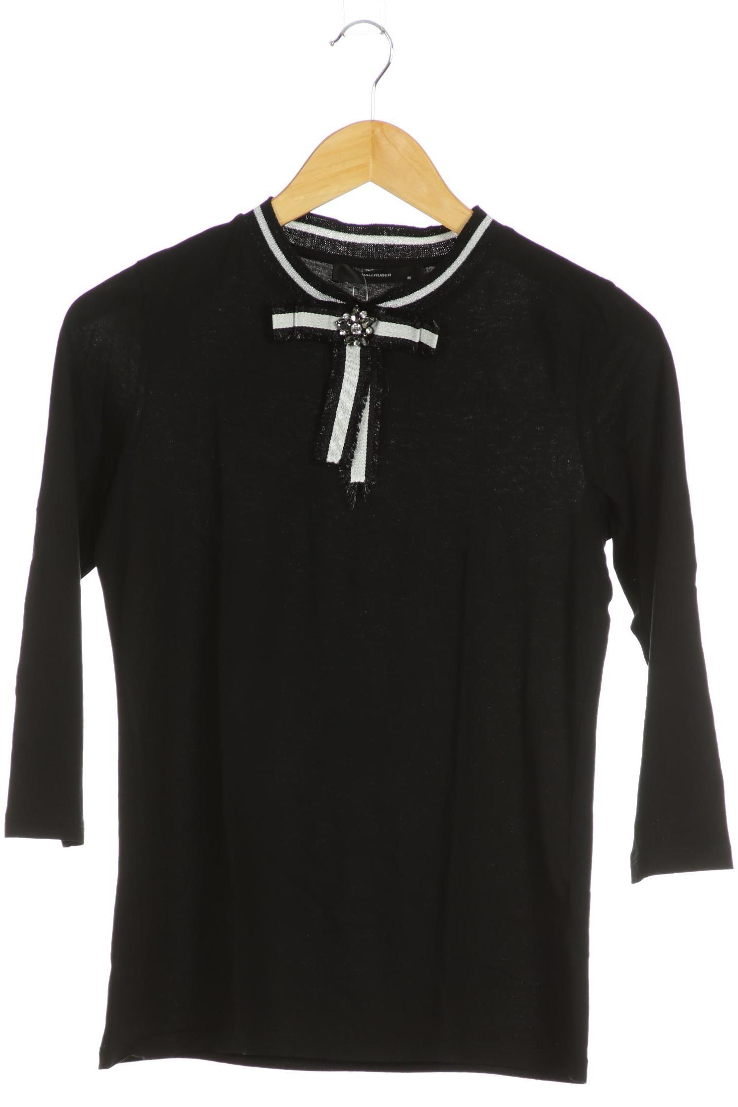

Hallhuber Damen Langarmshirt, schwarz, Gr.