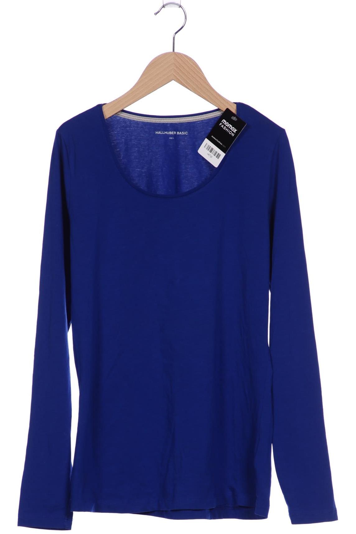 

Hallhuber Damen Langarmshirt, blau, Gr. 42