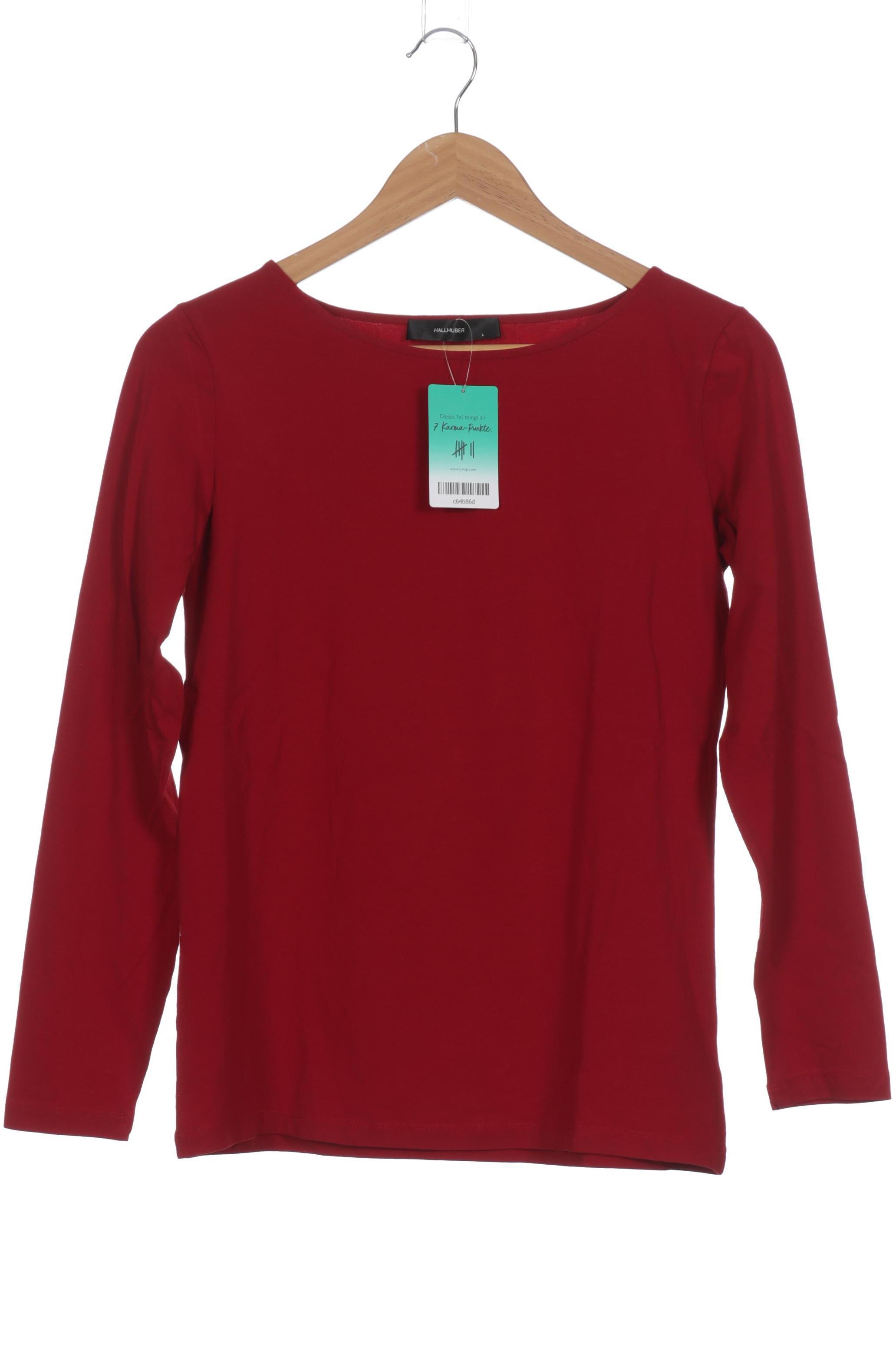

Hallhuber Damen Langarmshirt, rot, Gr.