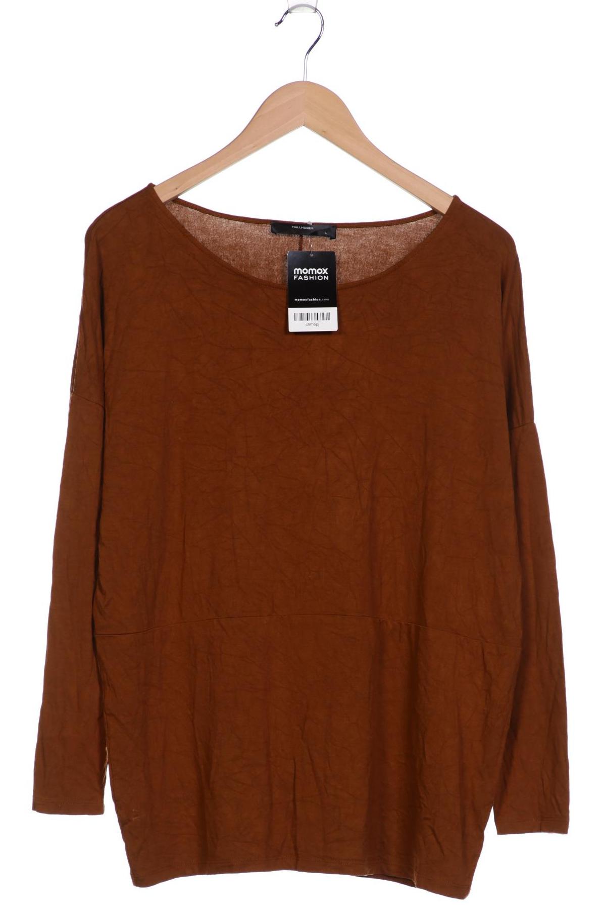 

Hallhuber Damen Langarmshirt, braun, Gr. 42