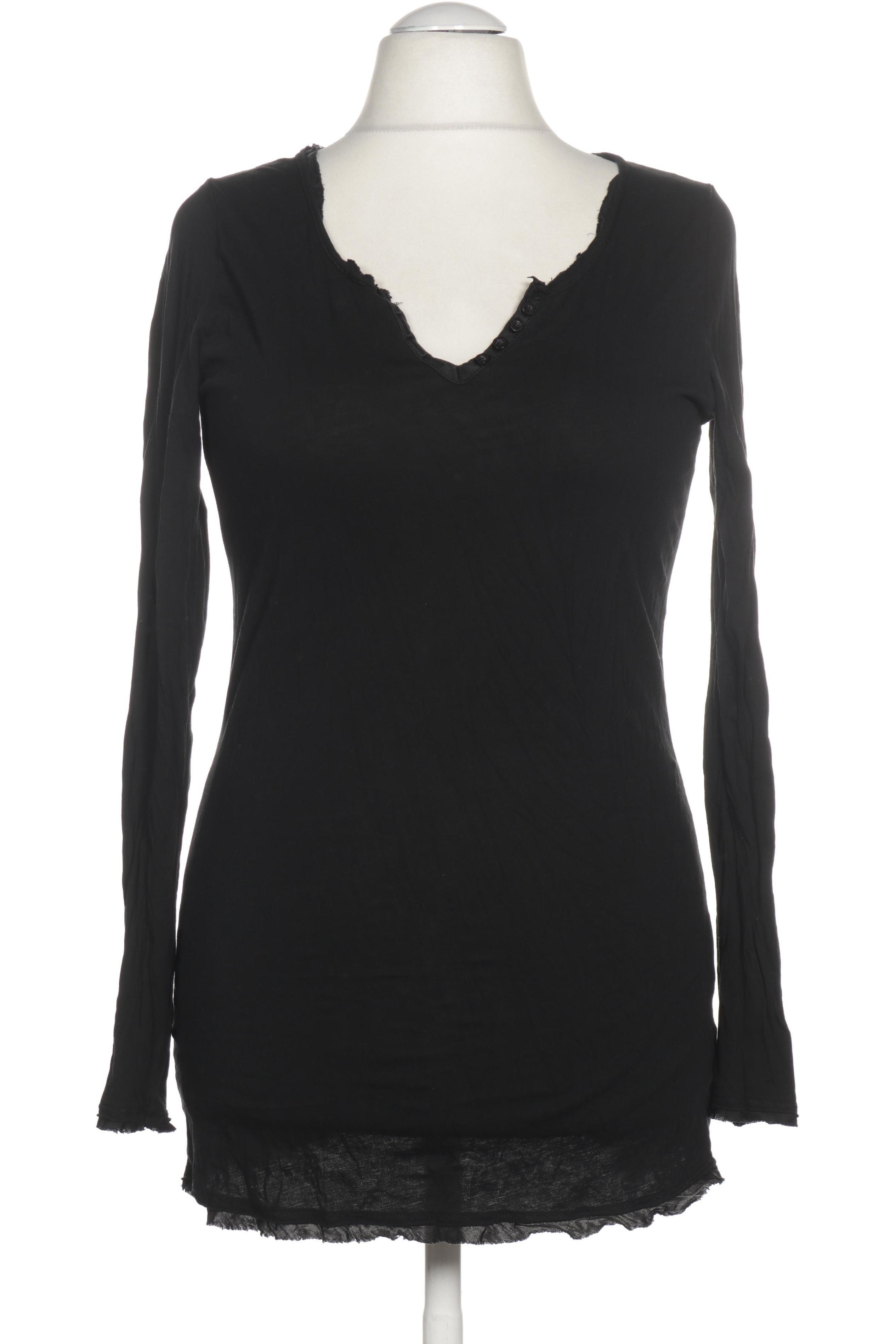 

Hallhuber Damen Langarmshirt, schwarz, Gr.