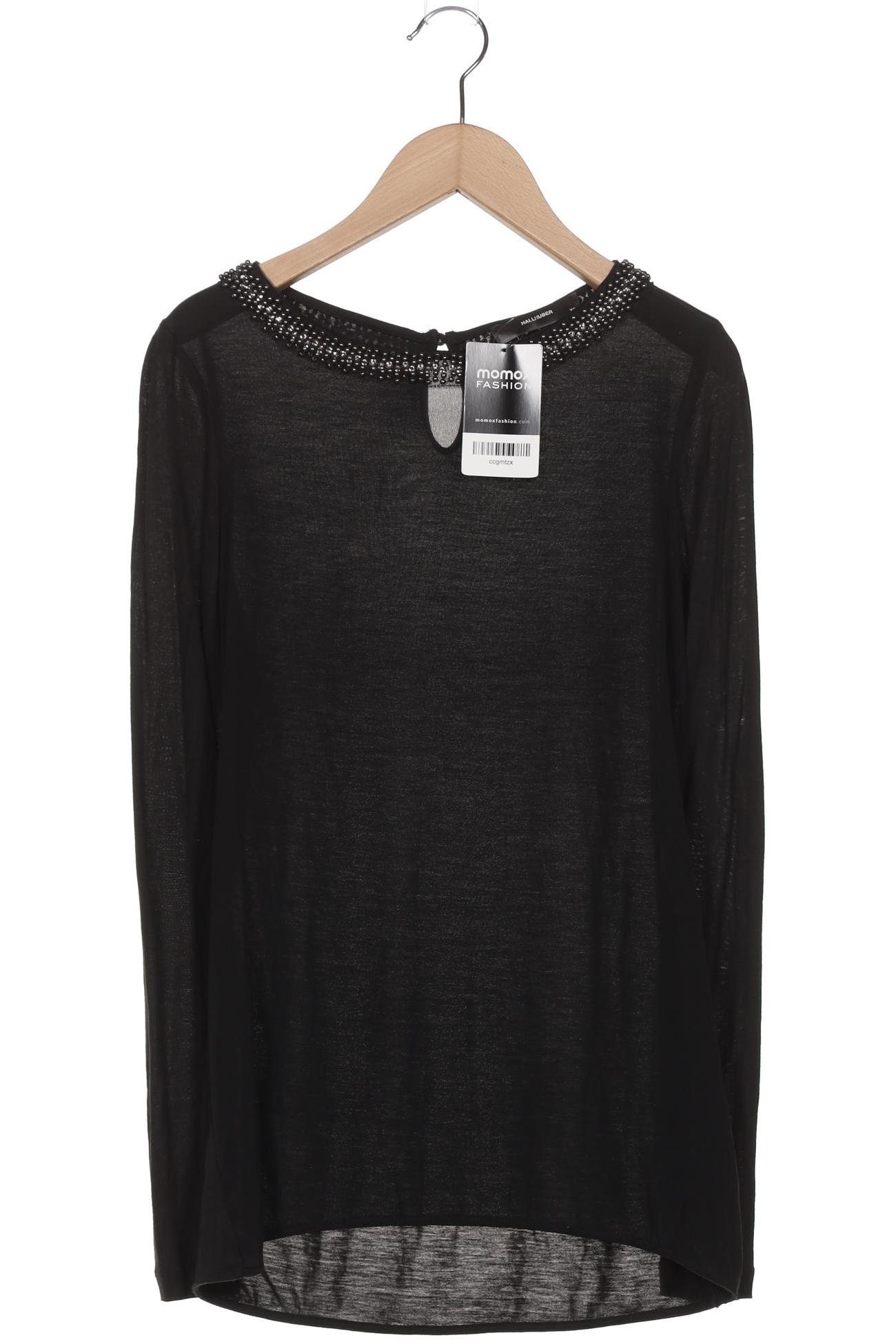 

Hallhuber Damen Langarmshirt, schwarz, Gr. 34