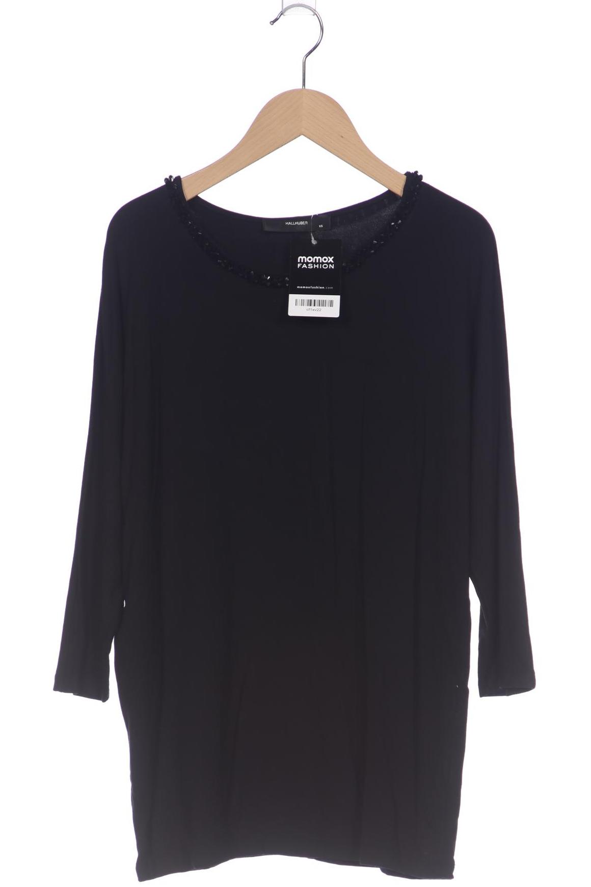 

Hallhuber Damen Langarmshirt, schwarz, Gr. 34
