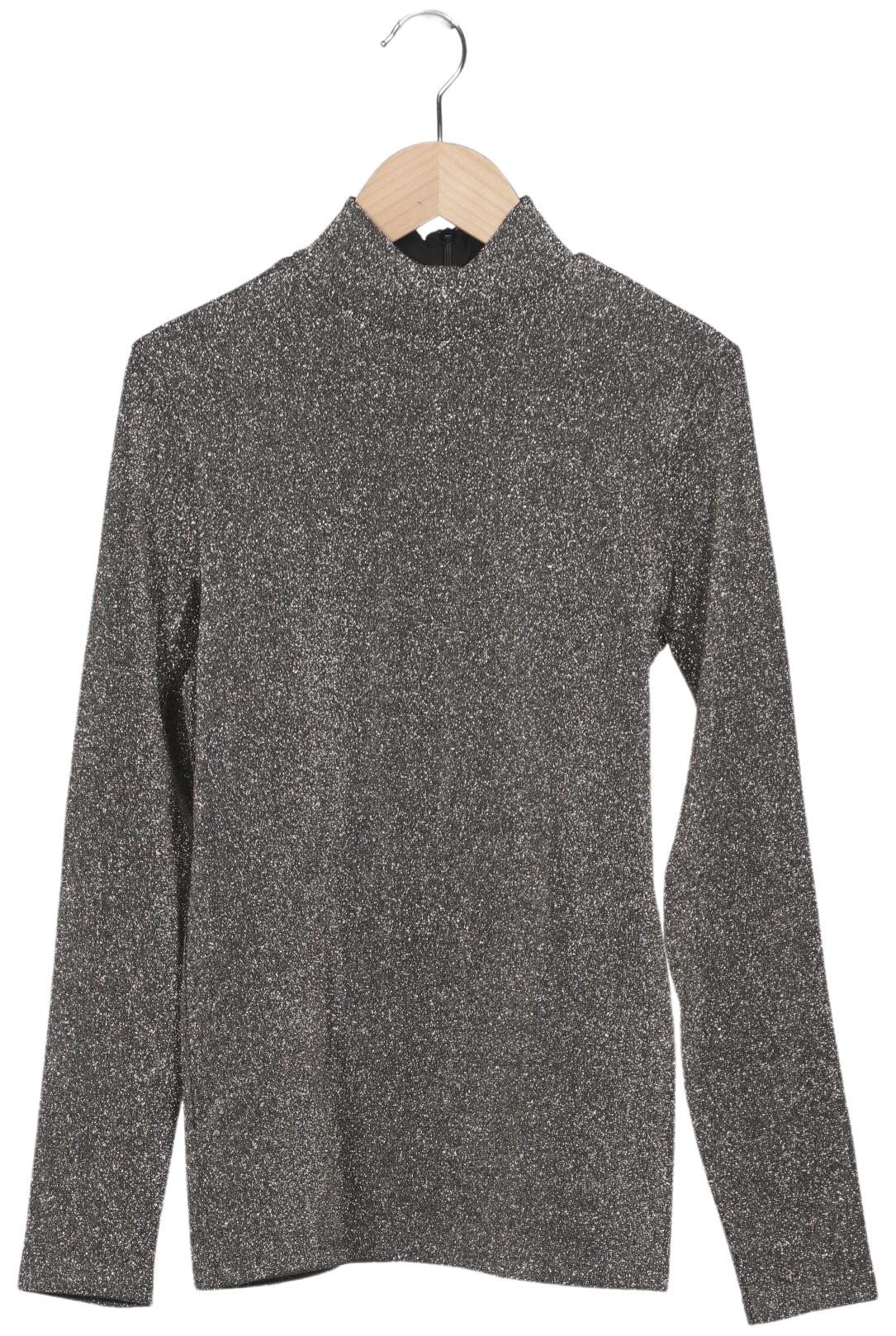 

Hallhuber Damen Langarmshirt, silber, Gr. 38