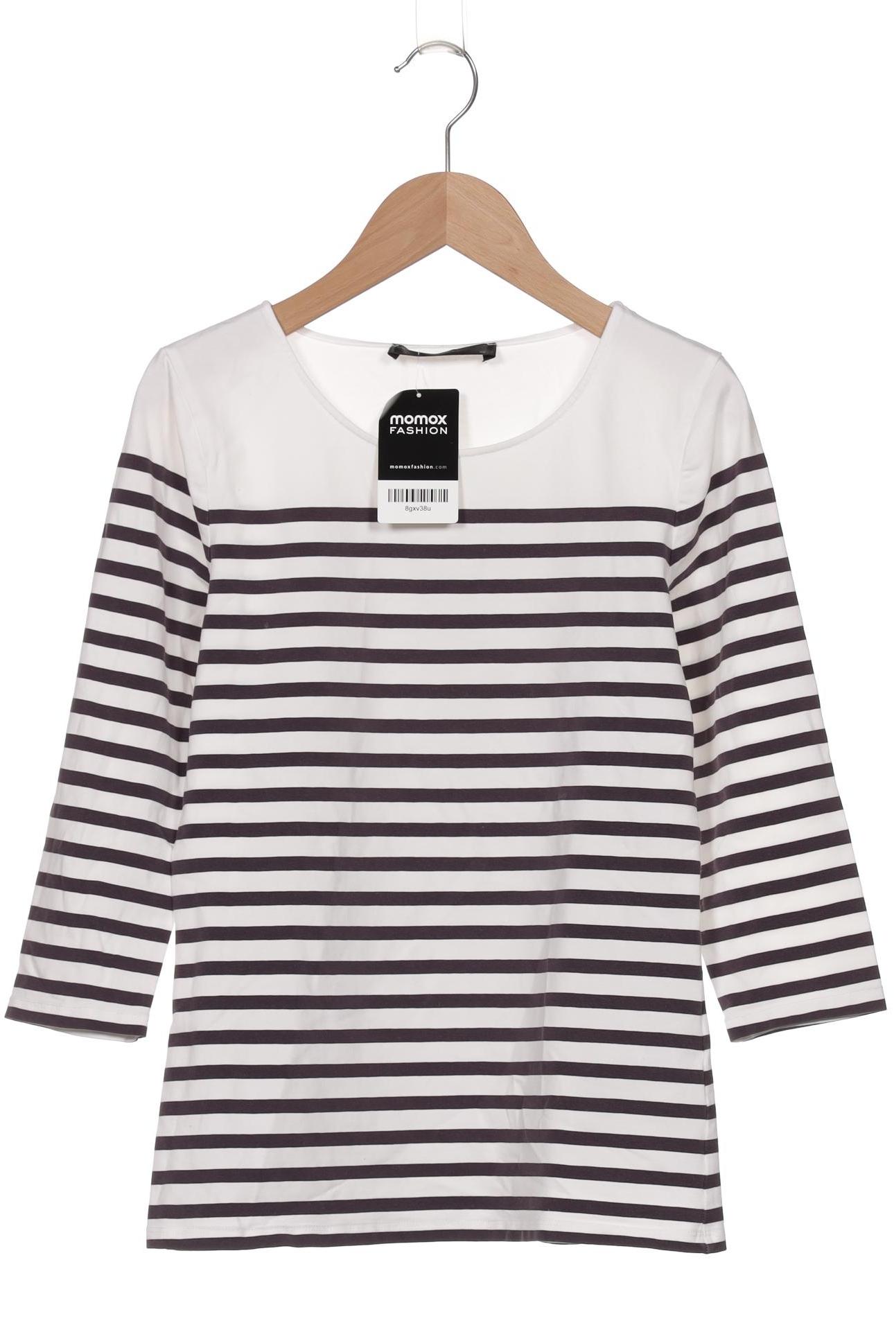 

Hallhuber Damen Langarmshirt, weiß, Gr. 34