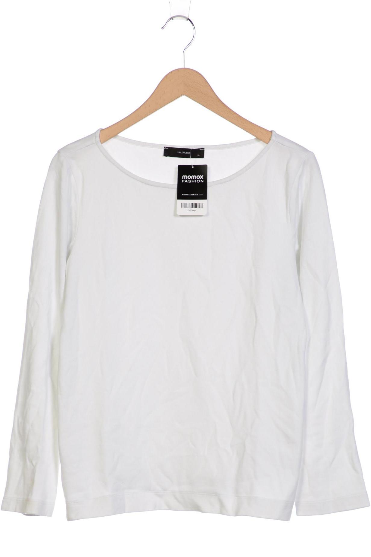 

Hallhuber Damen Langarmshirt, weiß, Gr. 44