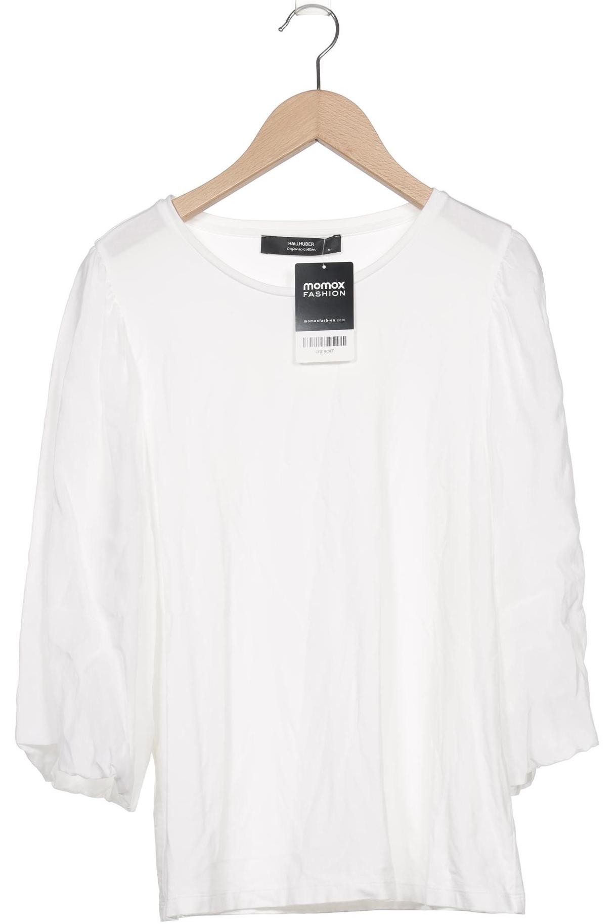 

Hallhuber Damen Langarmshirt, weiß, Gr. 38