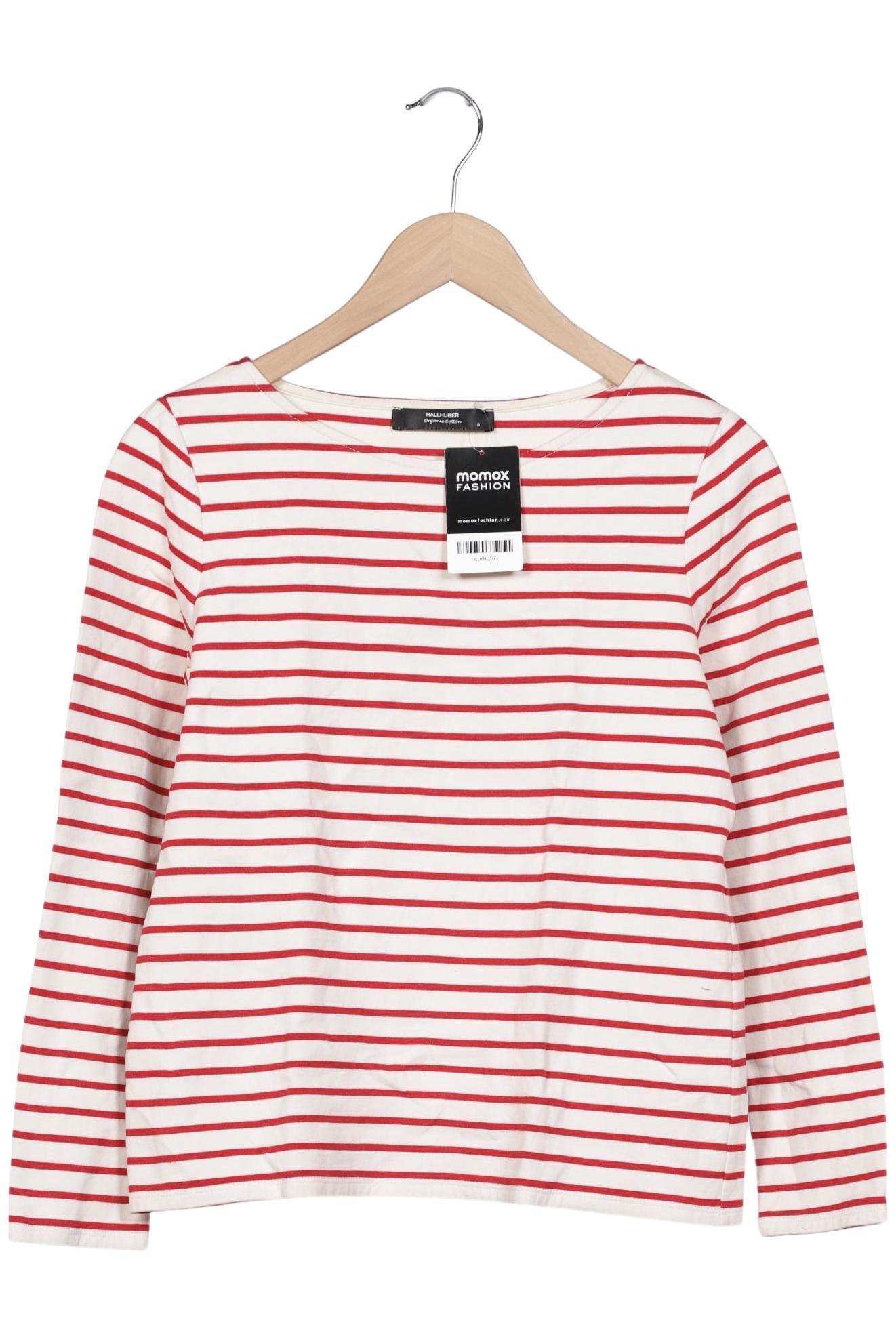 

Hallhuber Damen Langarmshirt, weiß, Gr. 36