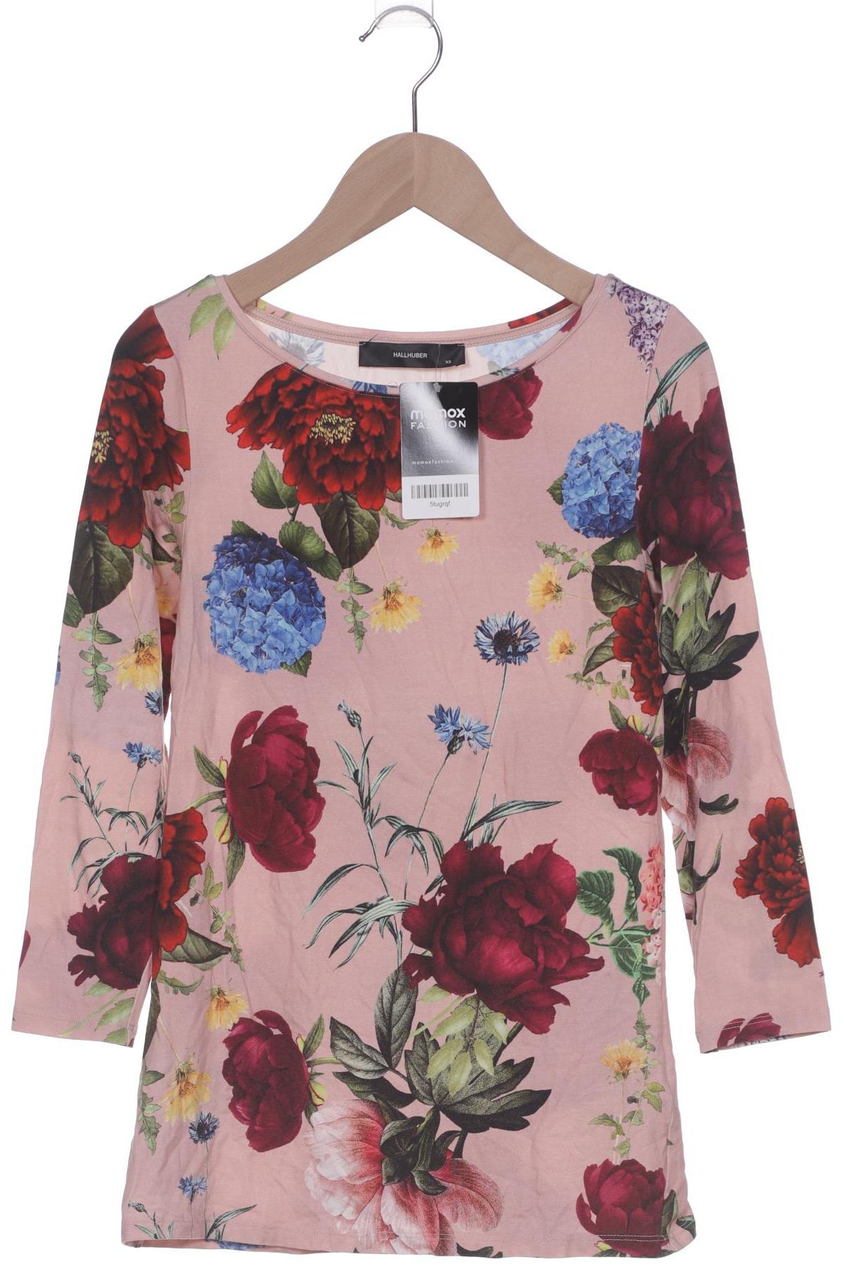 

Hallhuber Damen Langarmshirt, pink, Gr. 34