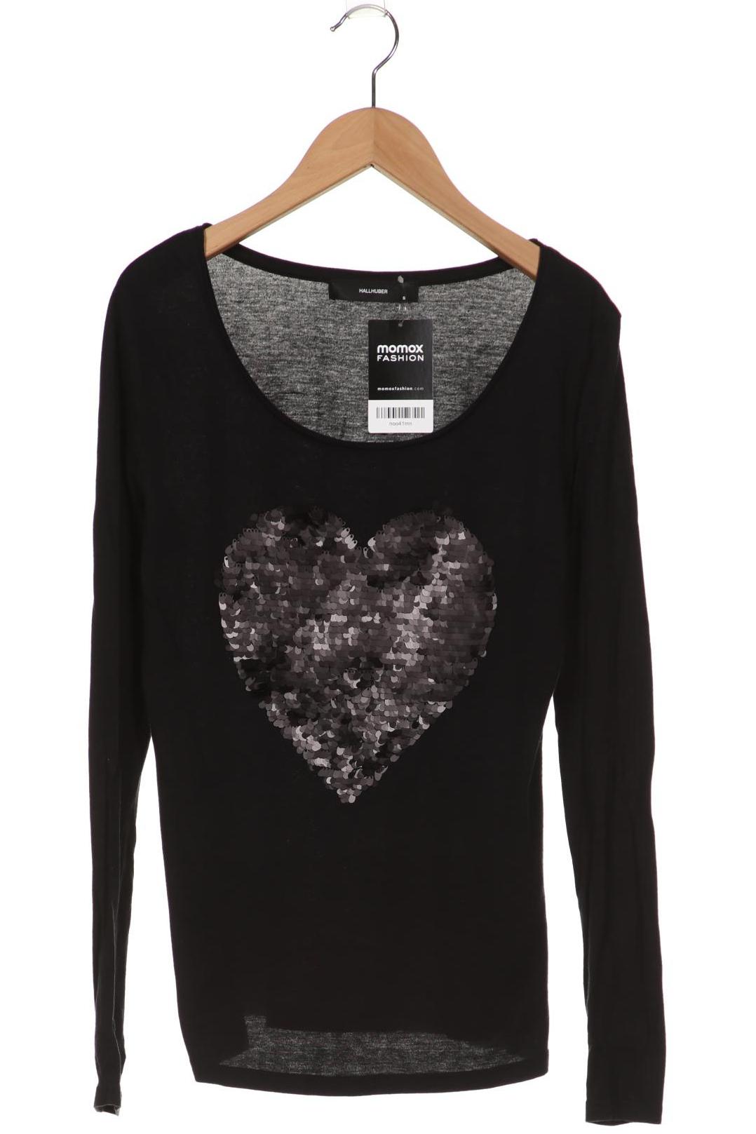 

Hallhuber Damen Langarmshirt, schwarz, Gr. 36
