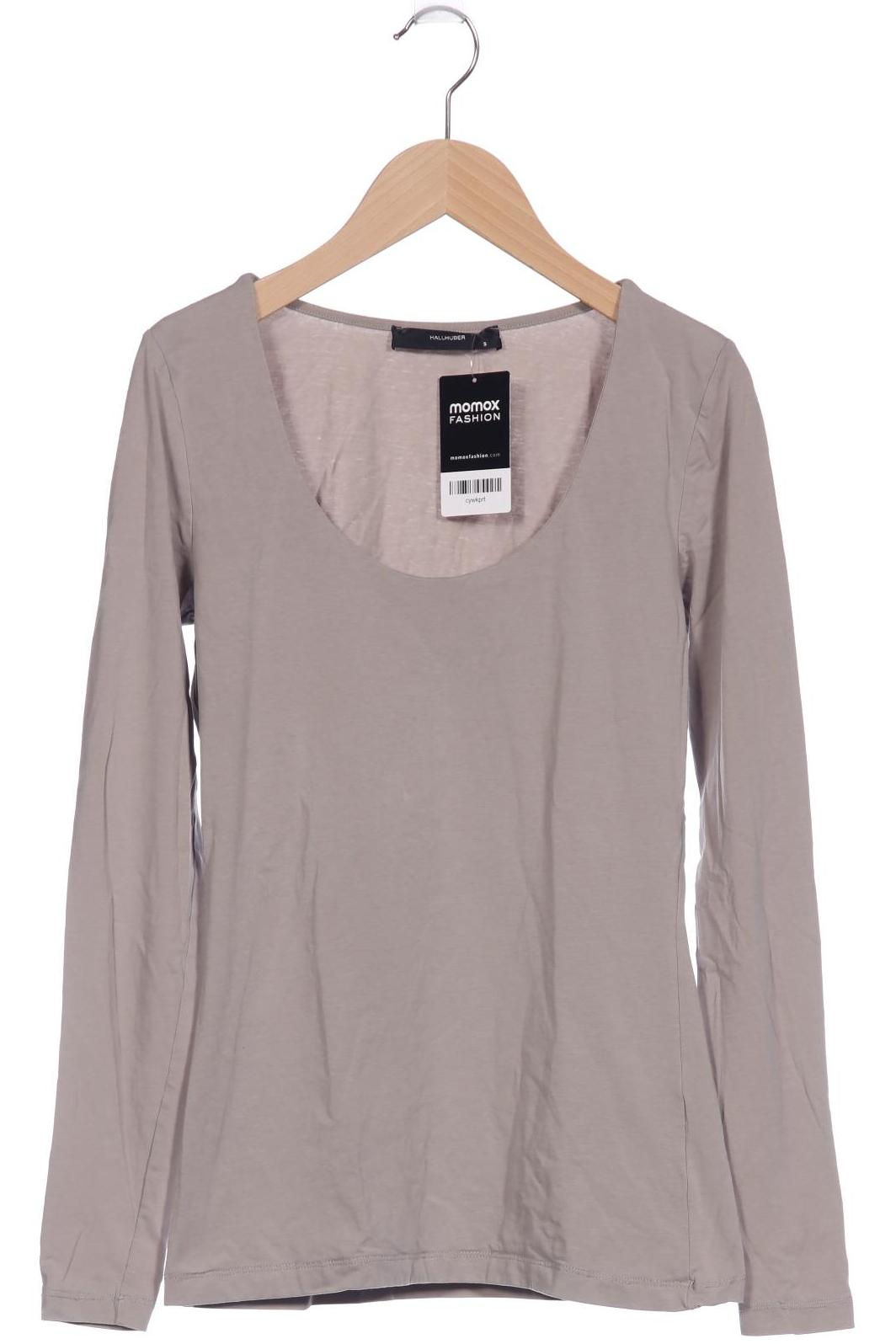 

Hallhuber Damen Langarmshirt, grau, Gr. 36