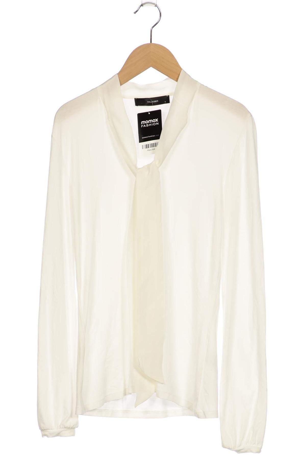 

Hallhuber Damen Langarmshirt, weiß, Gr. 36