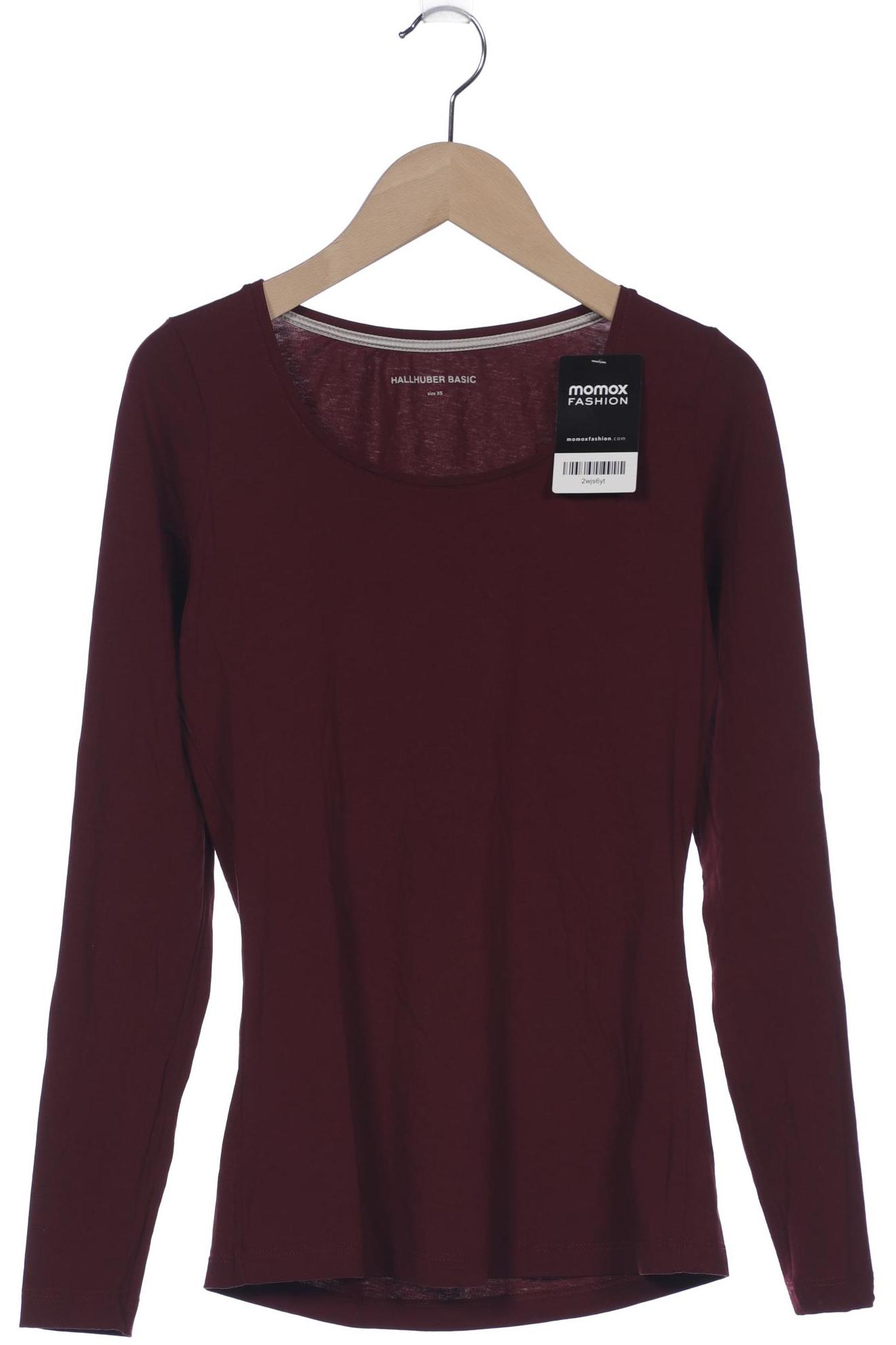 

Hallhuber Damen Langarmshirt, bordeaux