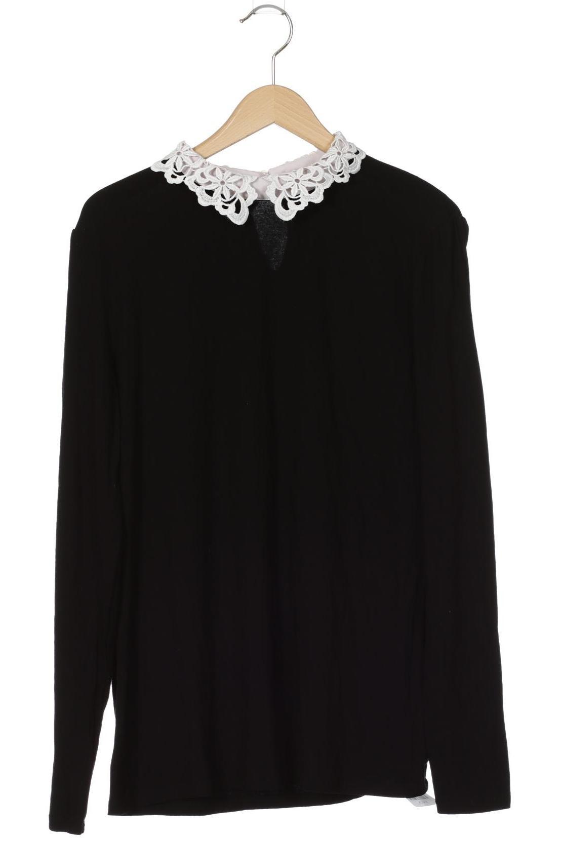 

Hallhuber Damen Langarmshirt, schwarz, Gr.