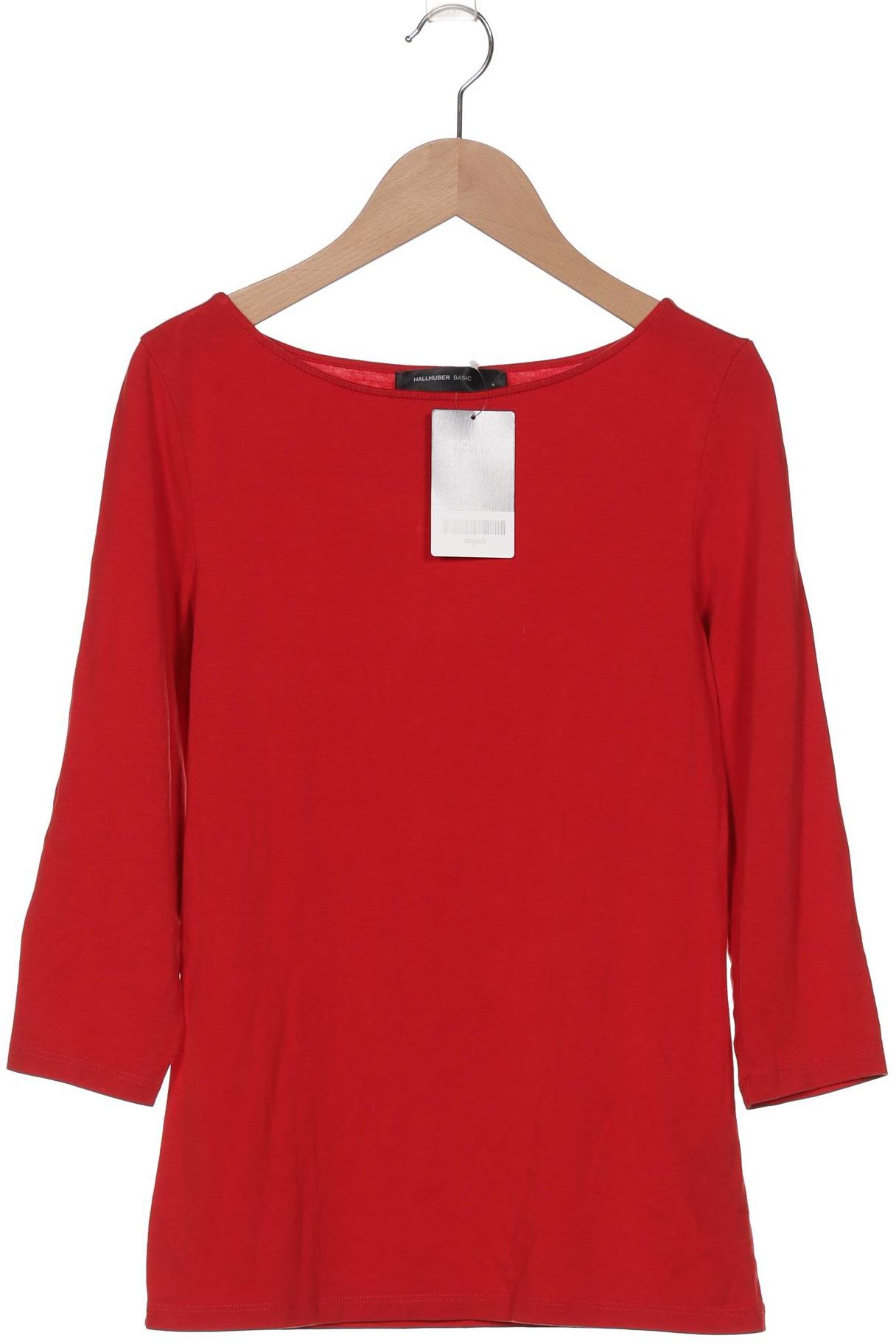 

Hallhuber Damen Langarmshirt, rot, Gr. 36