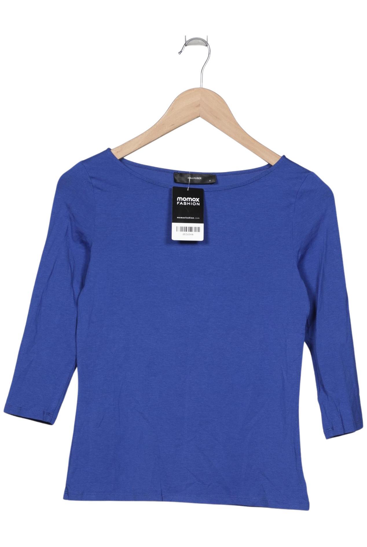 

Hallhuber Damen Langarmshirt, blau, Gr. 36