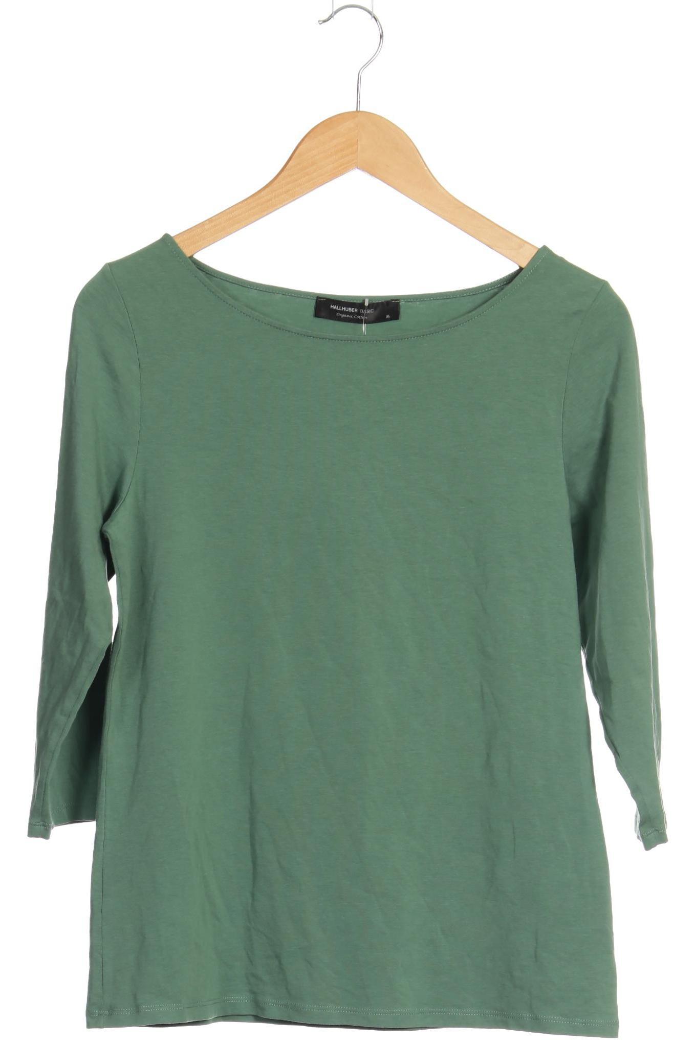 

Hallhuber Damen Langarmshirt, grün, Gr.