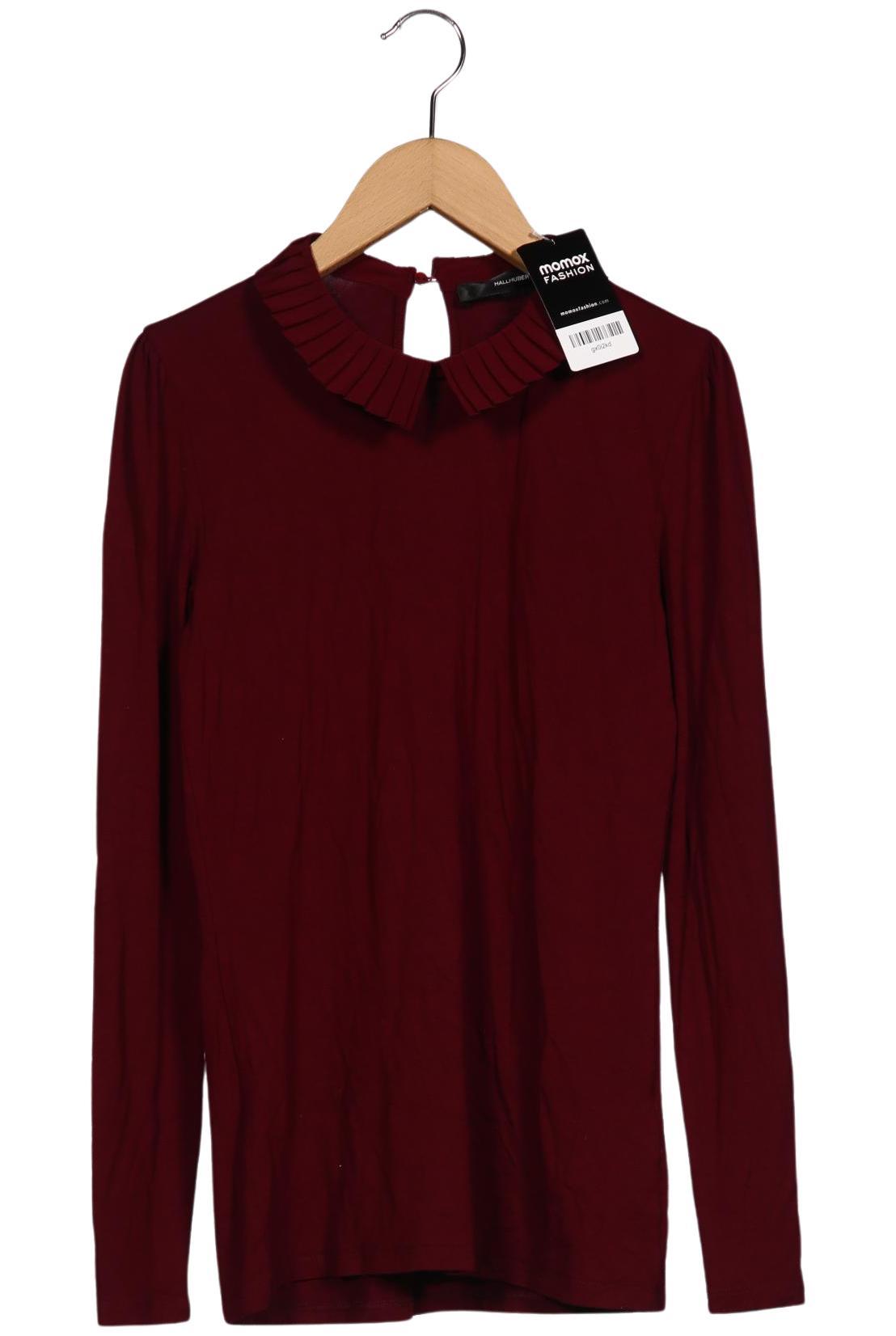 

Hallhuber Damen Langarmshirt, bordeaux, Gr. 34