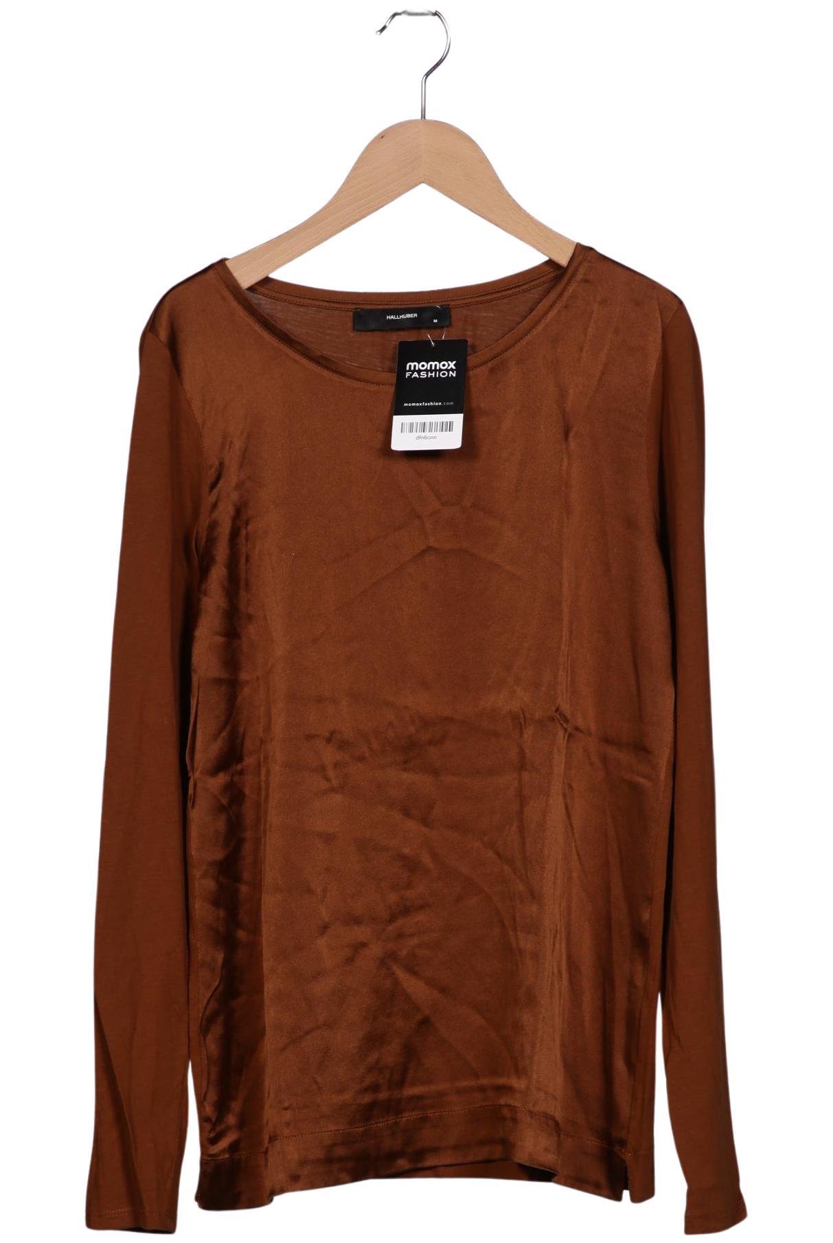 

Hallhuber Damen Langarmshirt, braun, Gr. 38