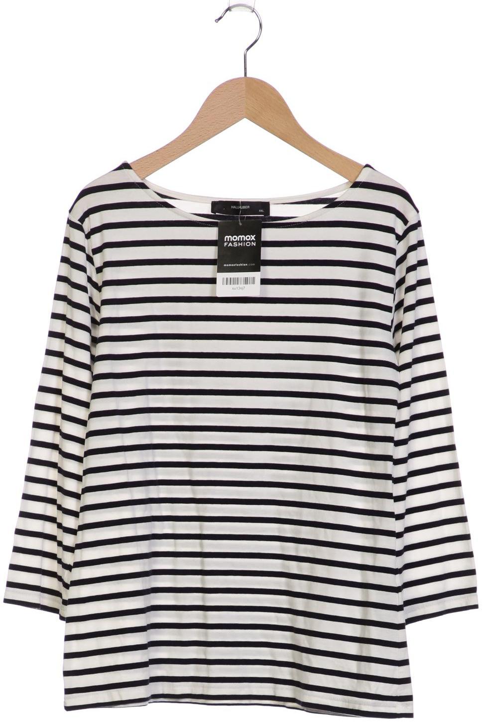 

Hallhuber Damen Langarmshirt, weiß, Gr. 46