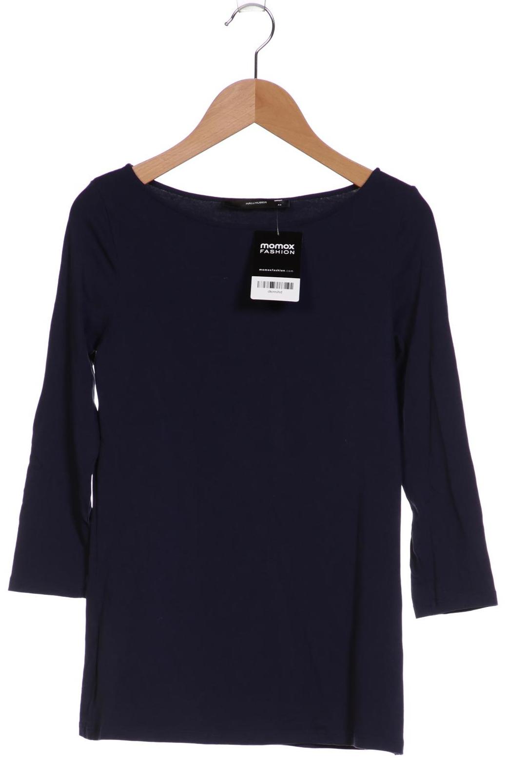 

Hallhuber Damen Langarmshirt, marineblau, Gr. 34