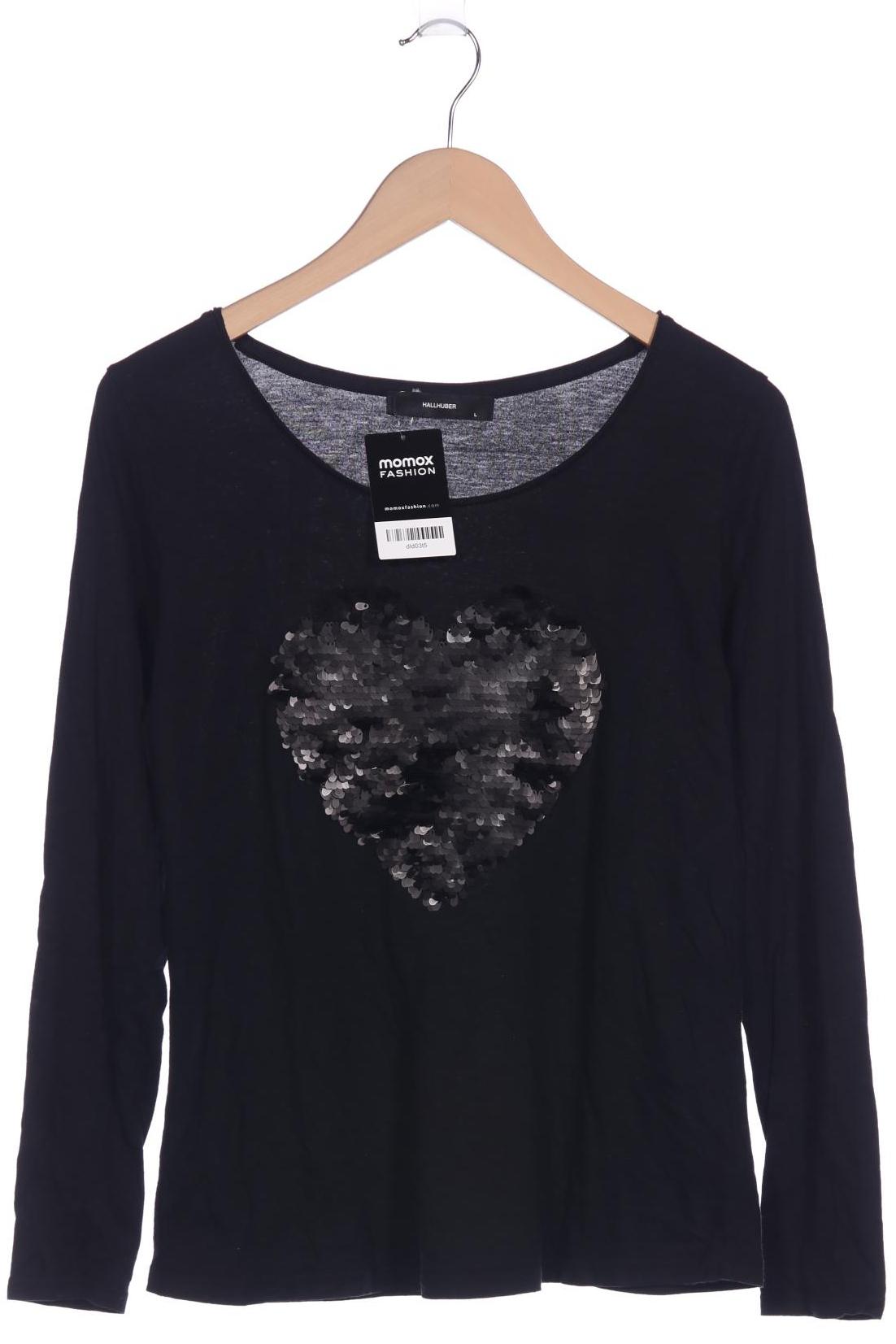 

Hallhuber Damen Langarmshirt, schwarz, Gr. 42