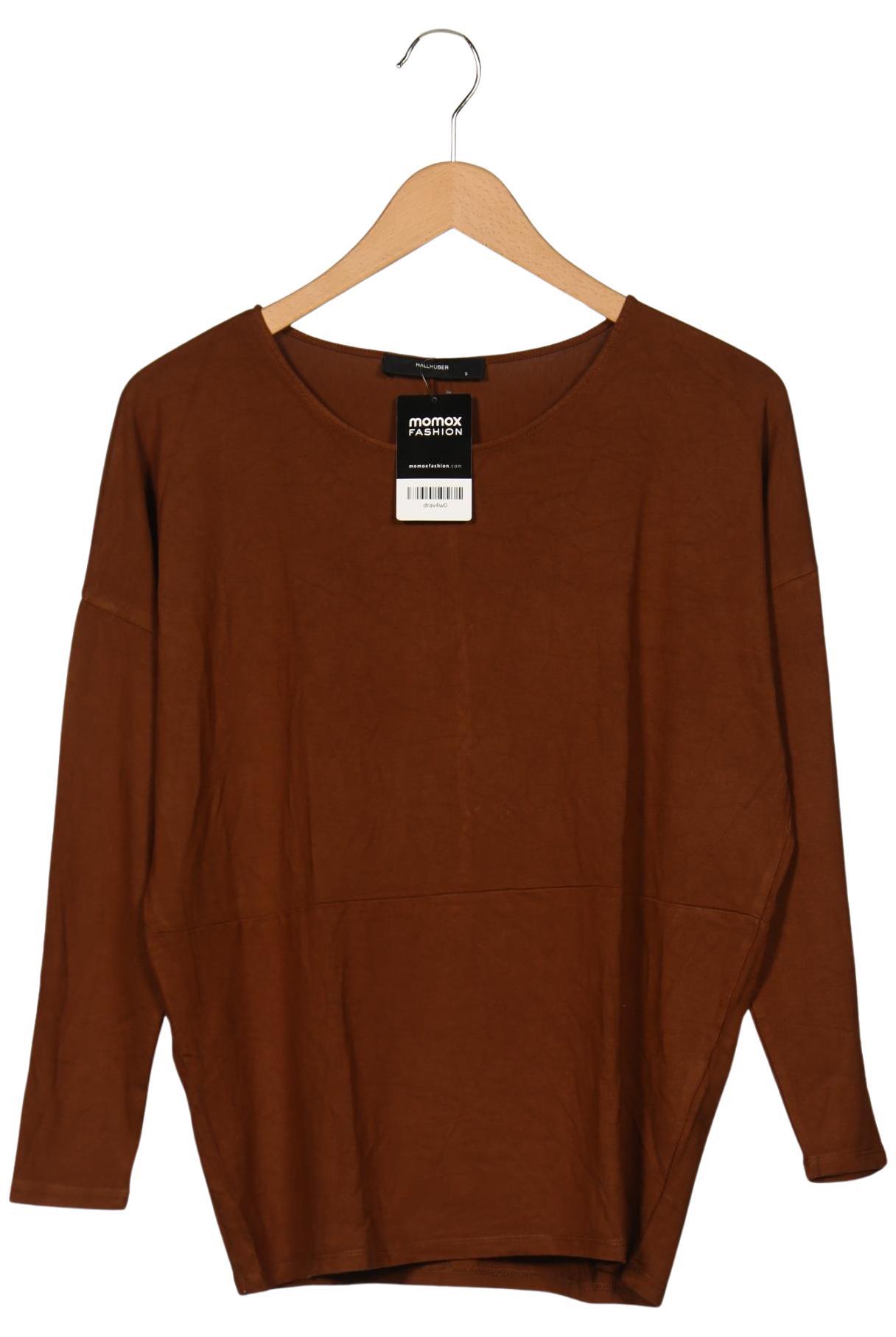 

Hallhuber Damen Langarmshirt, braun, Gr. 36