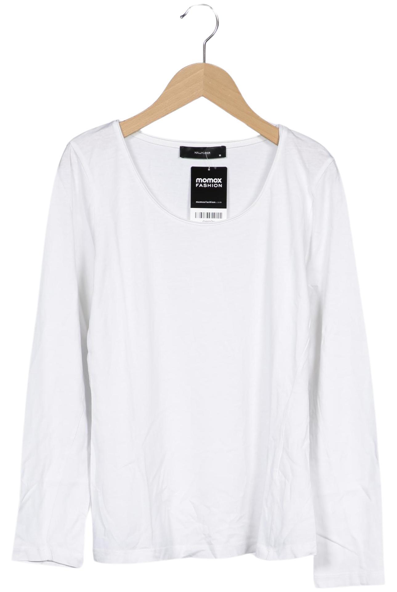 

Hallhuber Damen Langarmshirt, weiß, Gr. 38