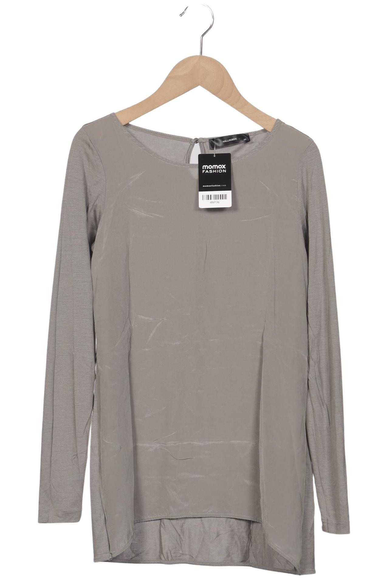 

Hallhuber Damen Langarmshirt, grau, Gr. 34