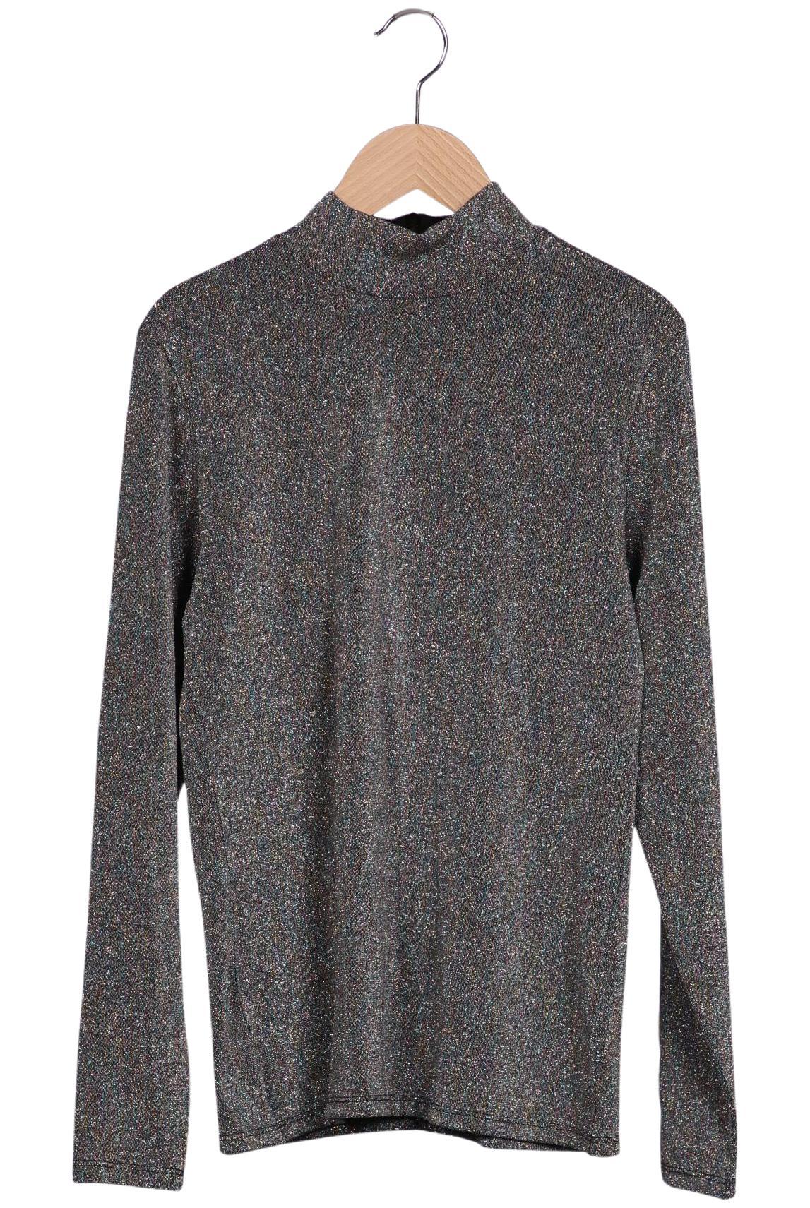 

Hallhuber Damen Langarmshirt, silber, Gr. 42