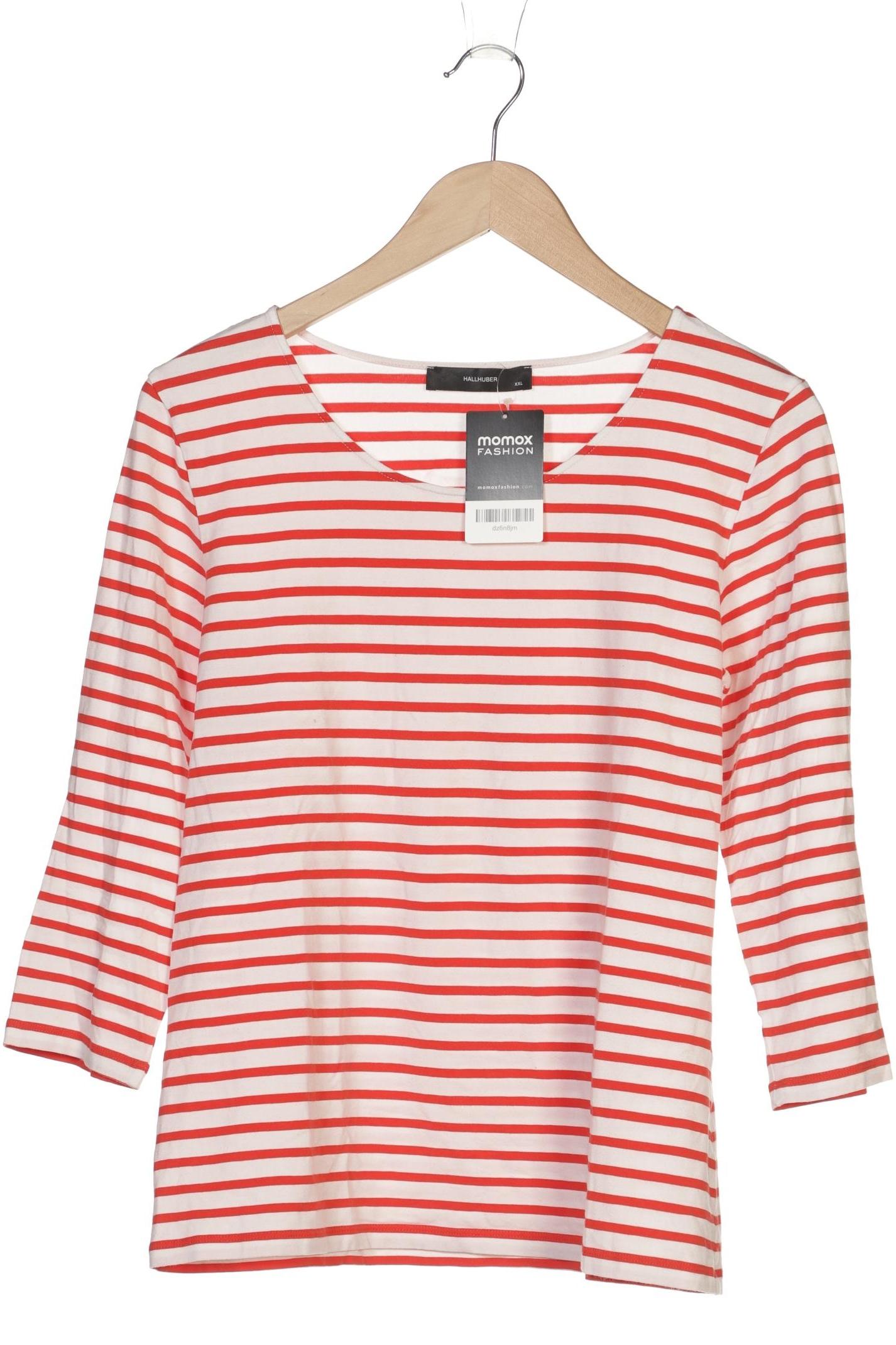 

Hallhuber Damen Langarmshirt, weiß, Gr. 46