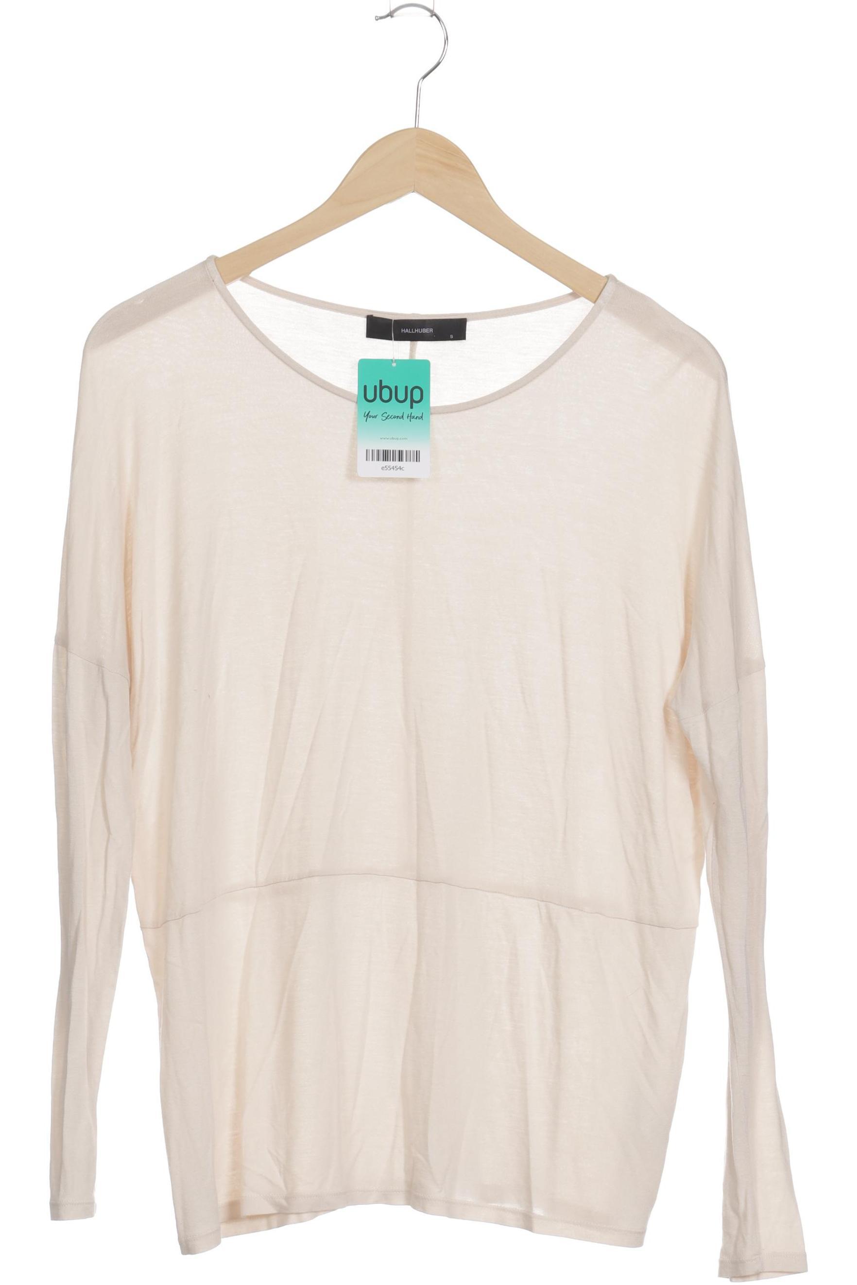 

Hallhuber Damen Langarmshirt, weiß, Gr.