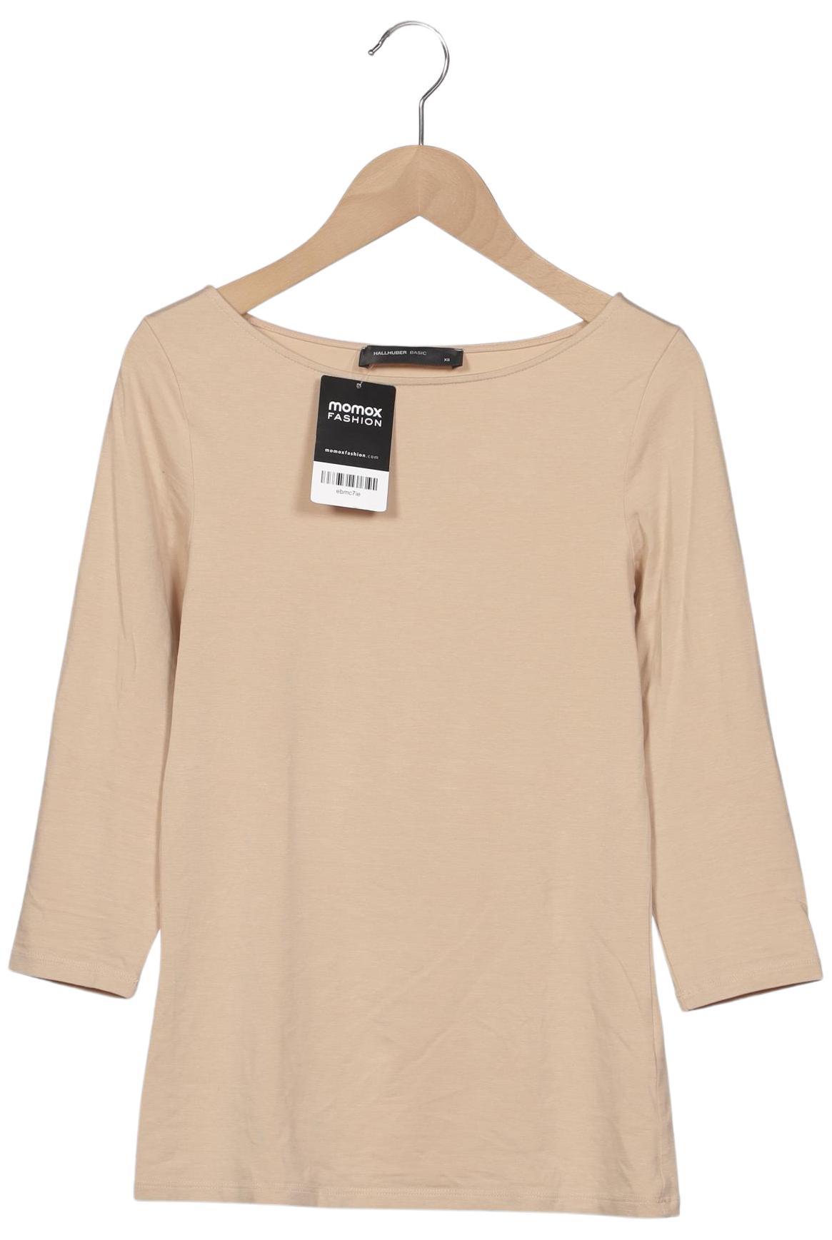 

Hallhuber Damen Langarmshirt, beige, Gr. 34