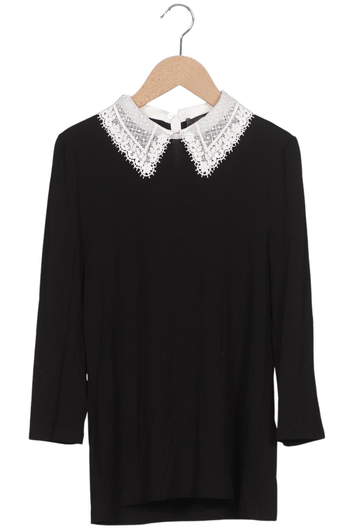 

Hallhuber Damen Langarmshirt, schwarz, Gr. 36