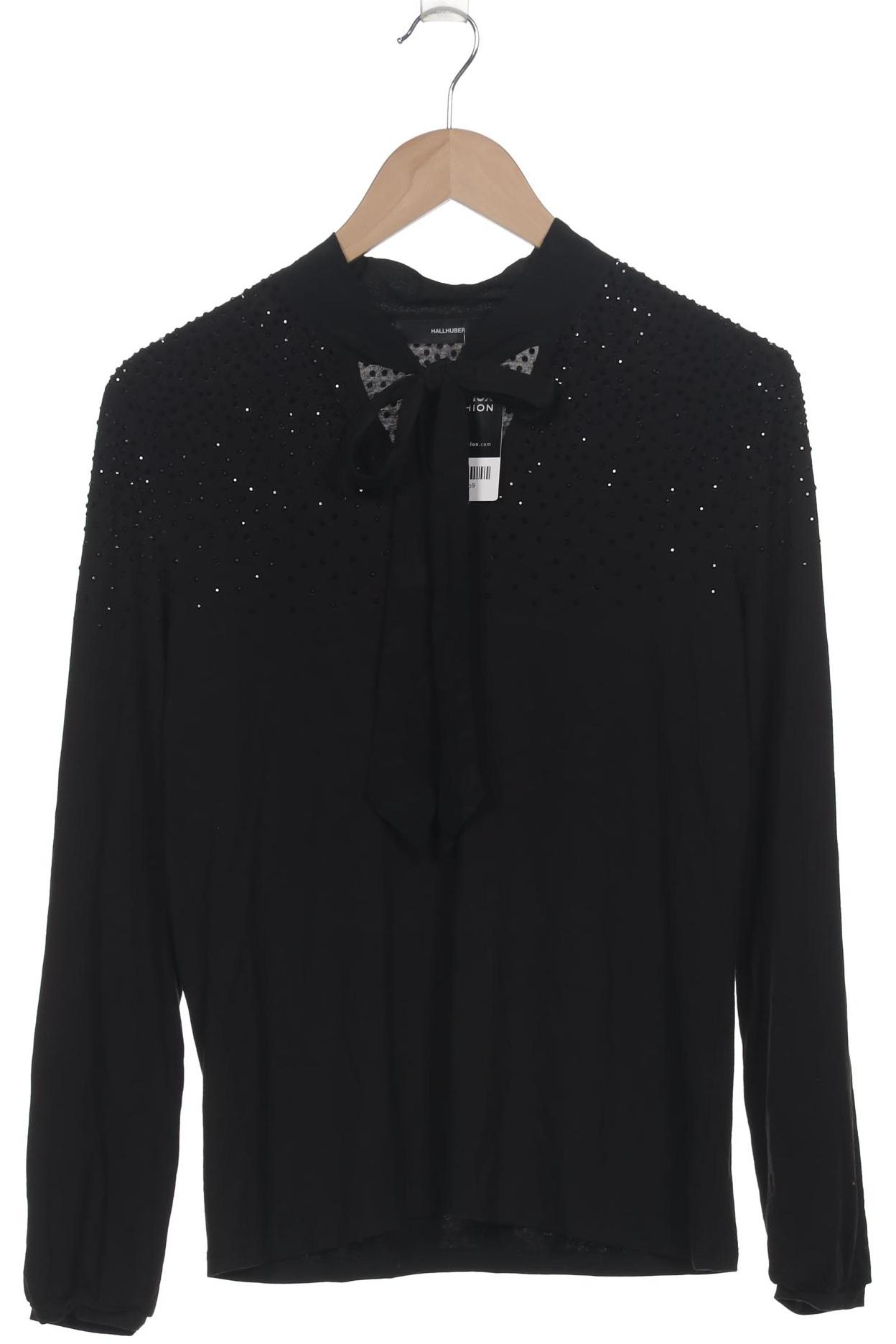 

Hallhuber Damen Langarmshirt, schwarz, Gr. 42