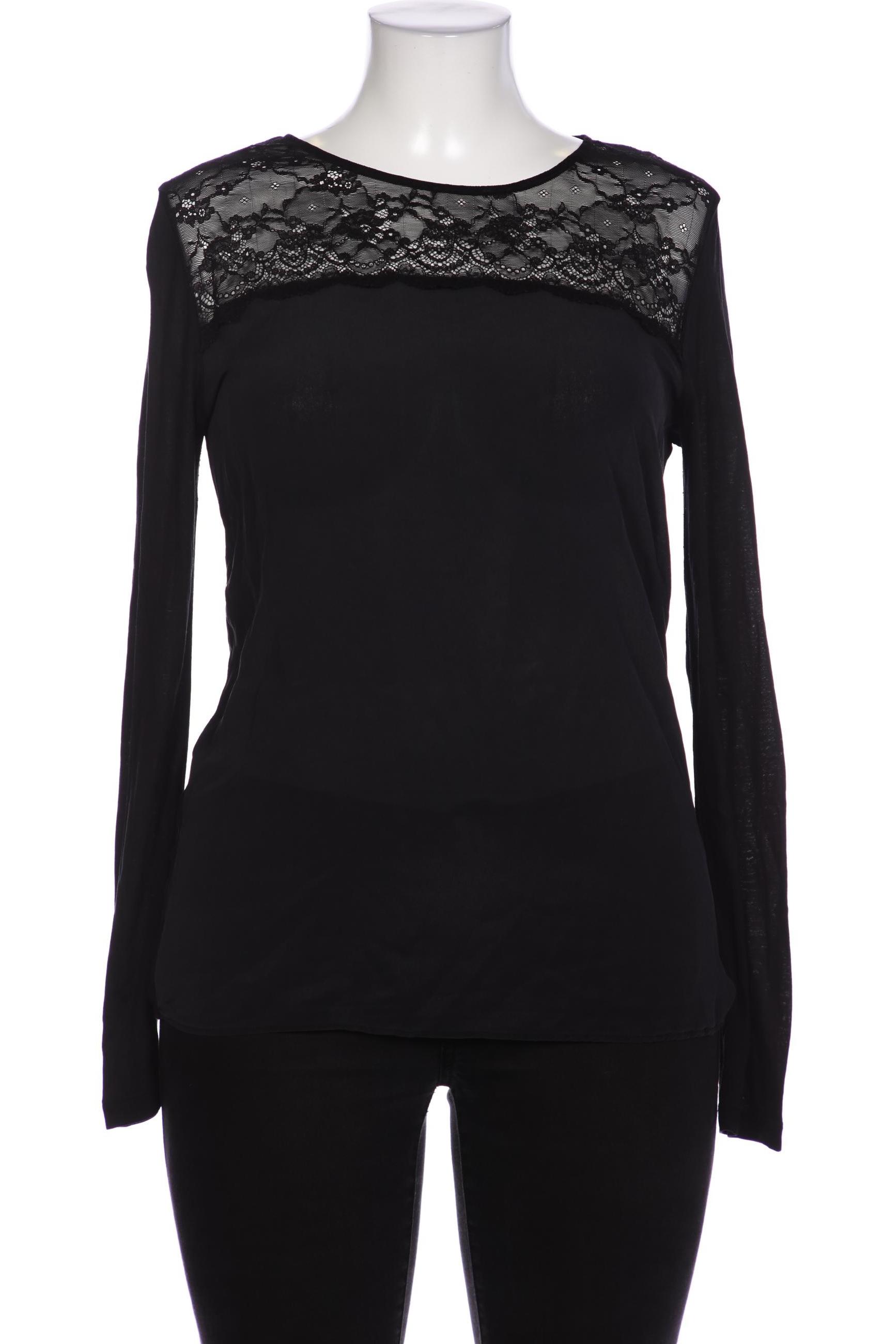 

Hallhuber Damen Langarmshirt, schwarz, Gr. 44