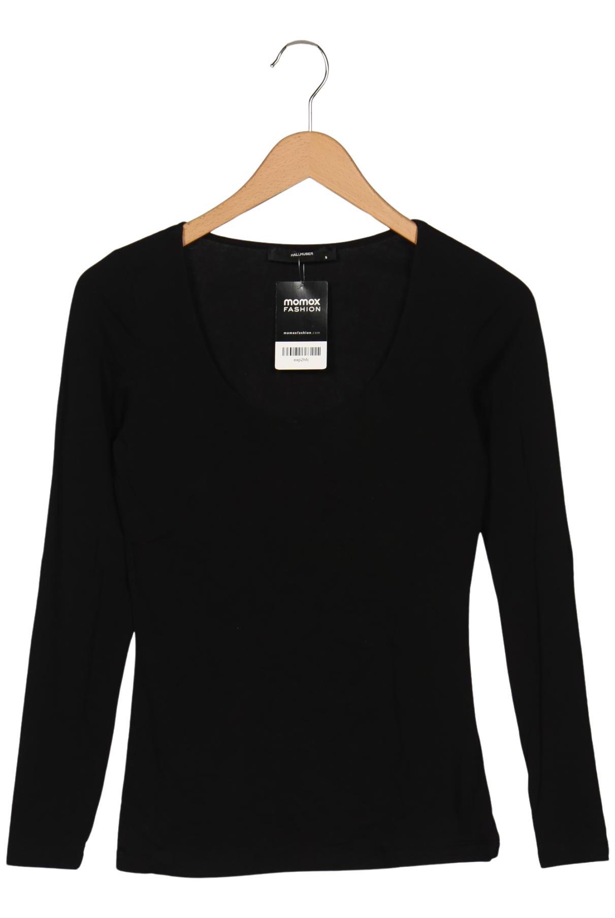 

Hallhuber Damen Langarmshirt, schwarz, Gr. 36