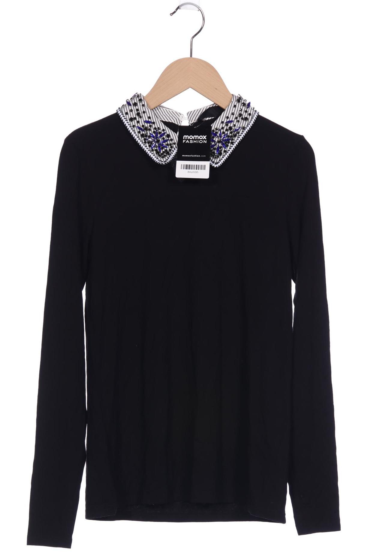 

Hallhuber Damen Langarmshirt, schwarz, Gr. 34