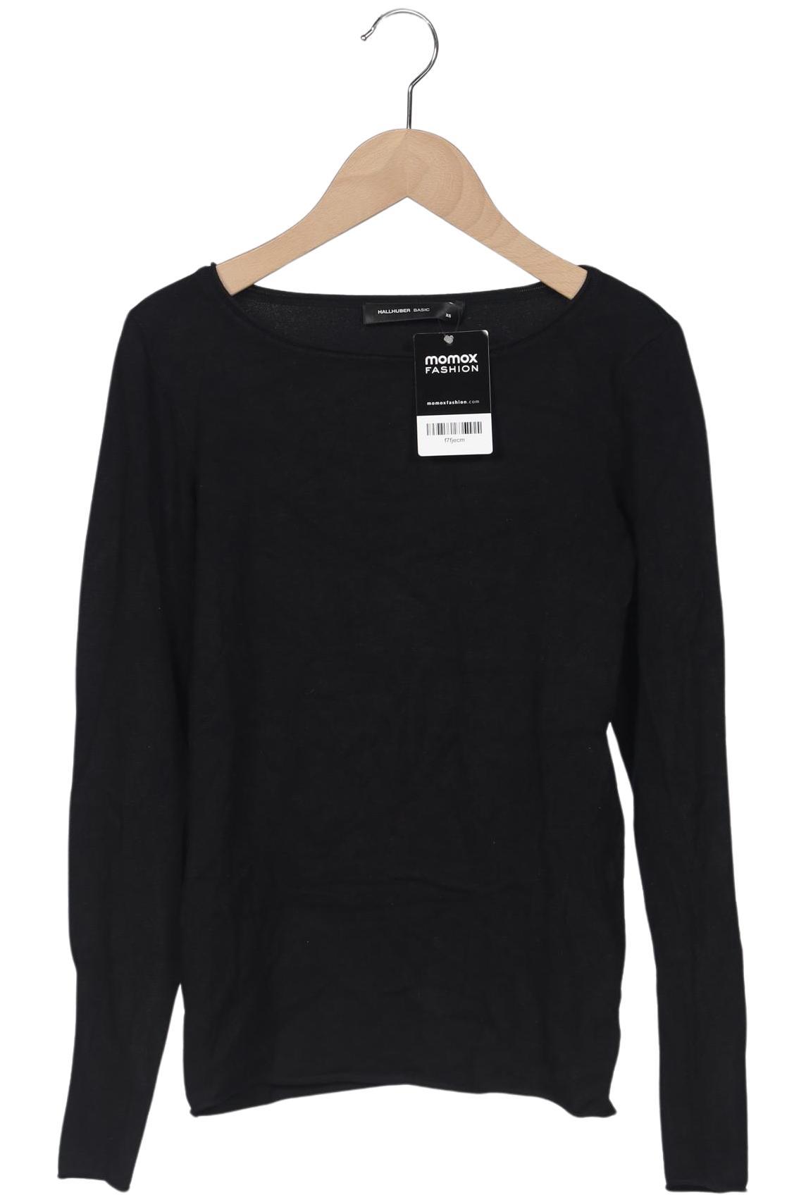 

Hallhuber Damen Langarmshirt, schwarz, Gr. 34