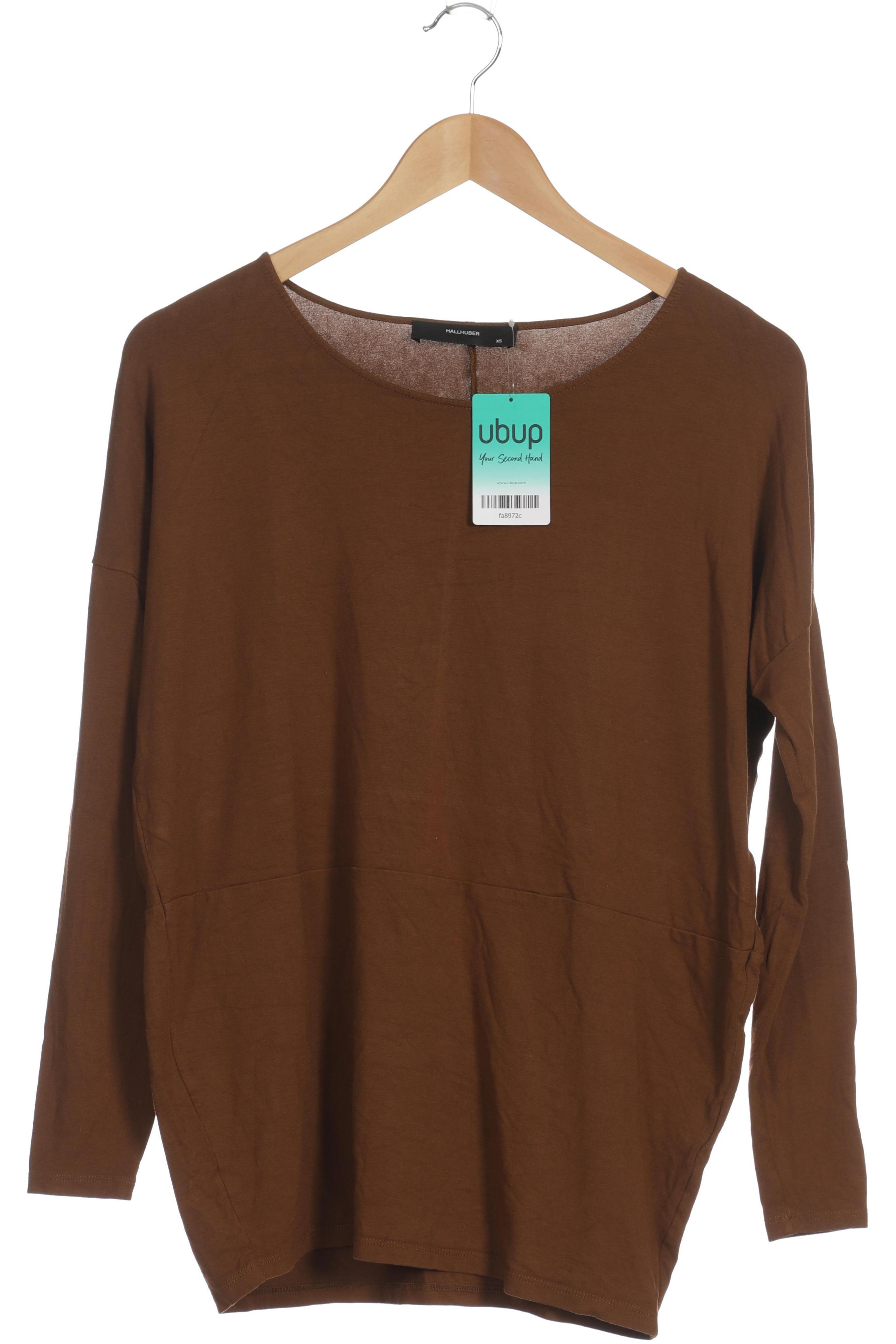 

Hallhuber Damen Langarmshirt, braun, Gr.