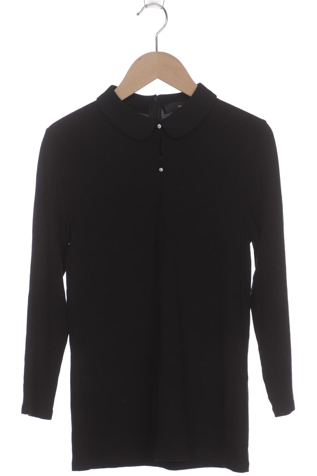 

Hallhuber Damen Langarmshirt, schwarz, Gr. 34
