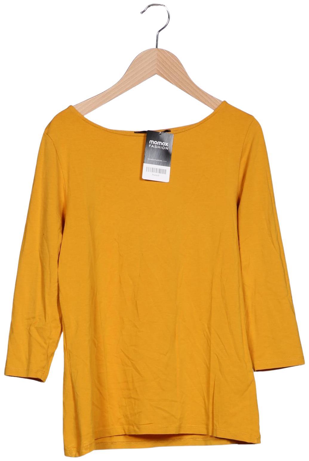 

Hallhuber Damen Langarmshirt, gelb, Gr. 42