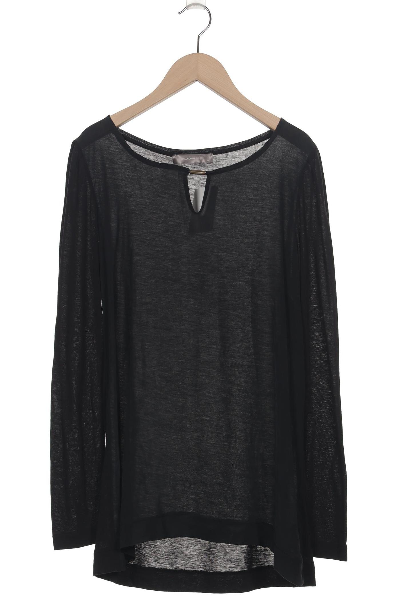 

Hallhuber Damen Langarmshirt, schwarz, Gr. 38