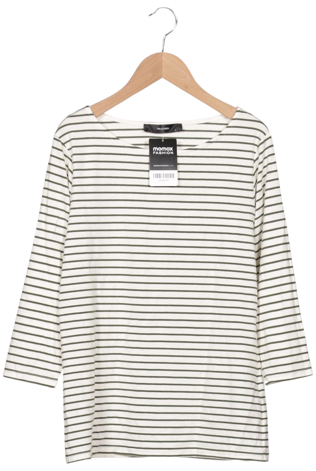 

Hallhuber Damen Langarmshirt, weiß, Gr. 42