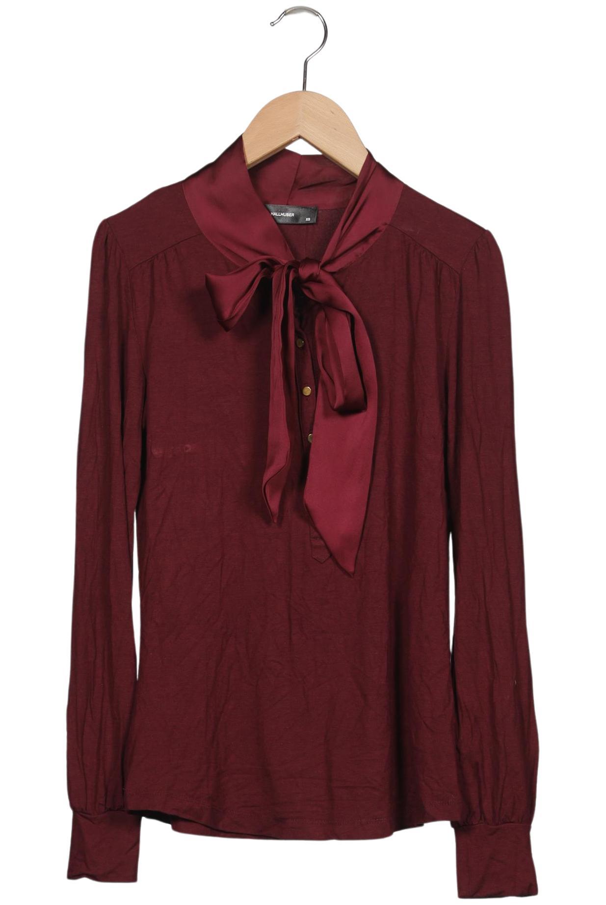 

Hallhuber Damen Langarmshirt, bordeaux, Gr. 34