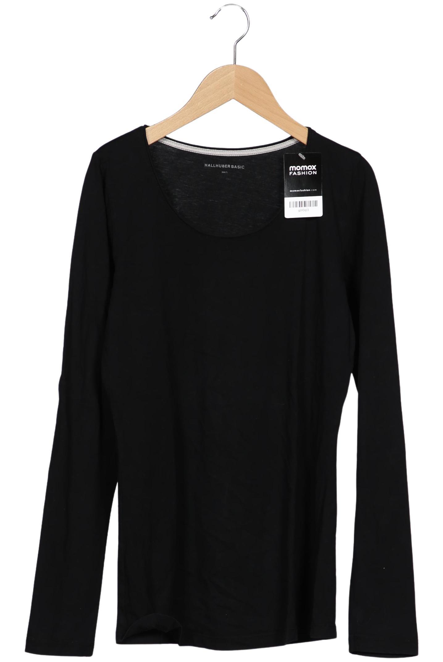 

Hallhuber Damen Langarmshirt, schwarz, Gr. 42