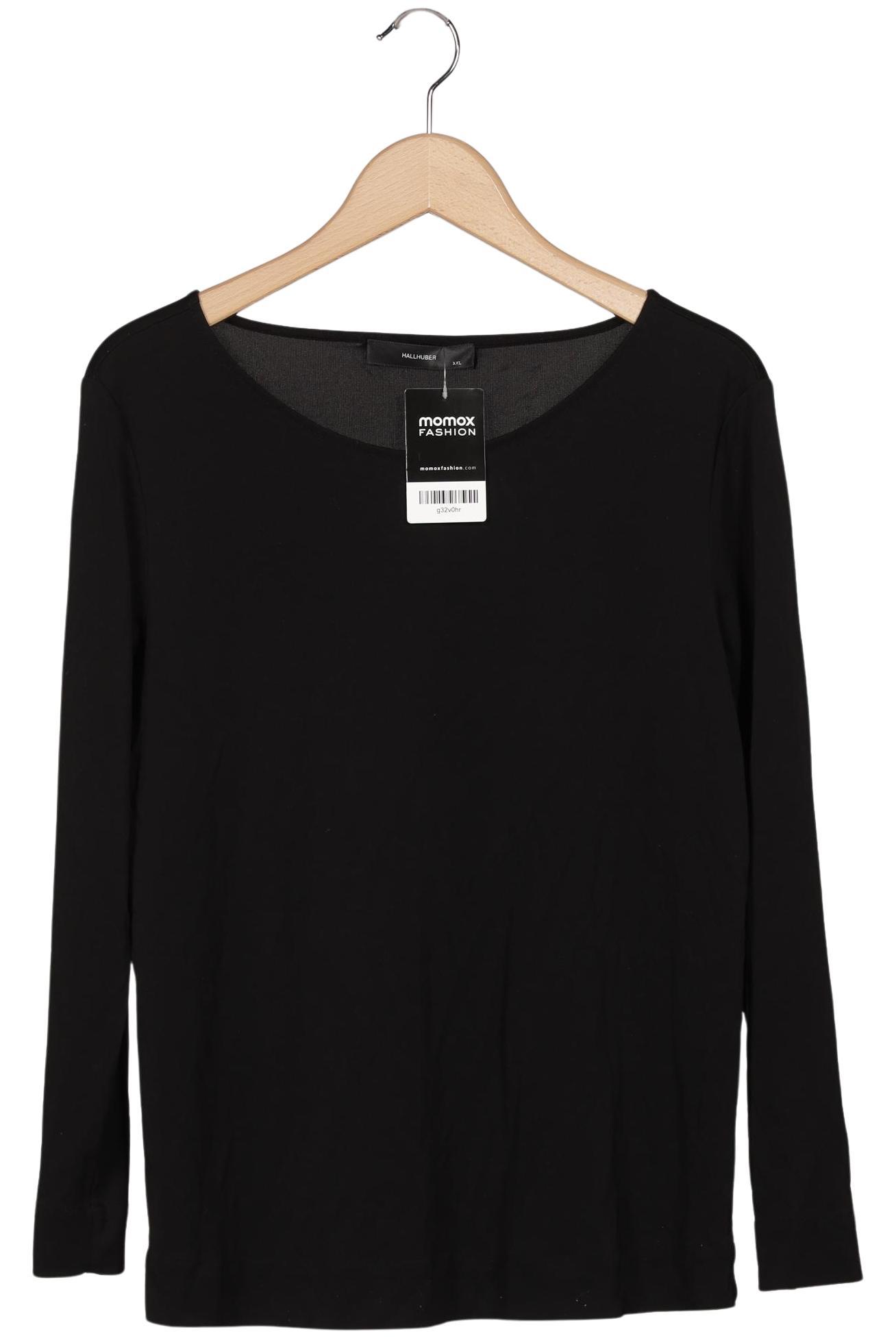 

Hallhuber Damen Langarmshirt, schwarz, Gr. 46