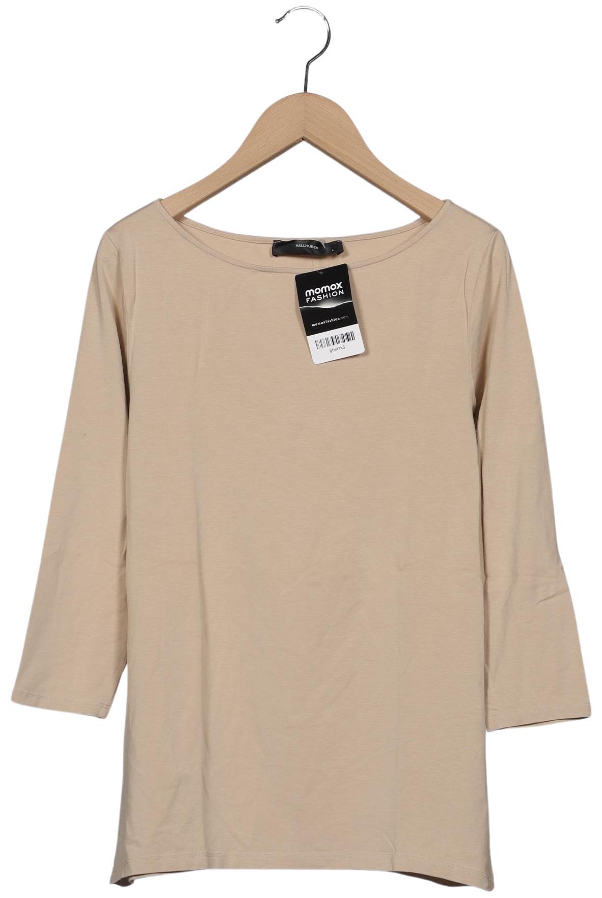

Hallhuber Damen Langarmshirt, beige, Gr. 42